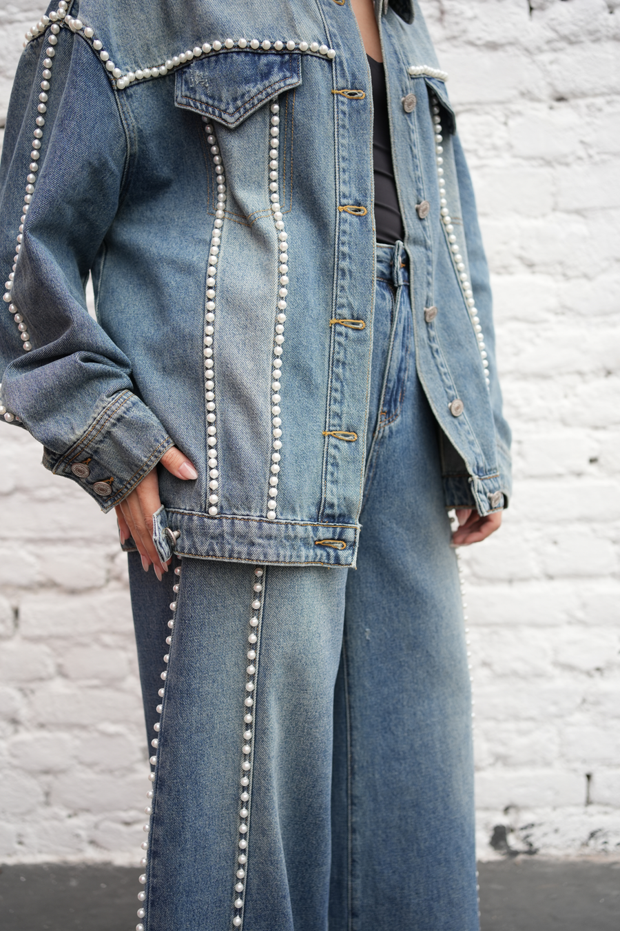 Pearl Edit Denim Co-Ord Set