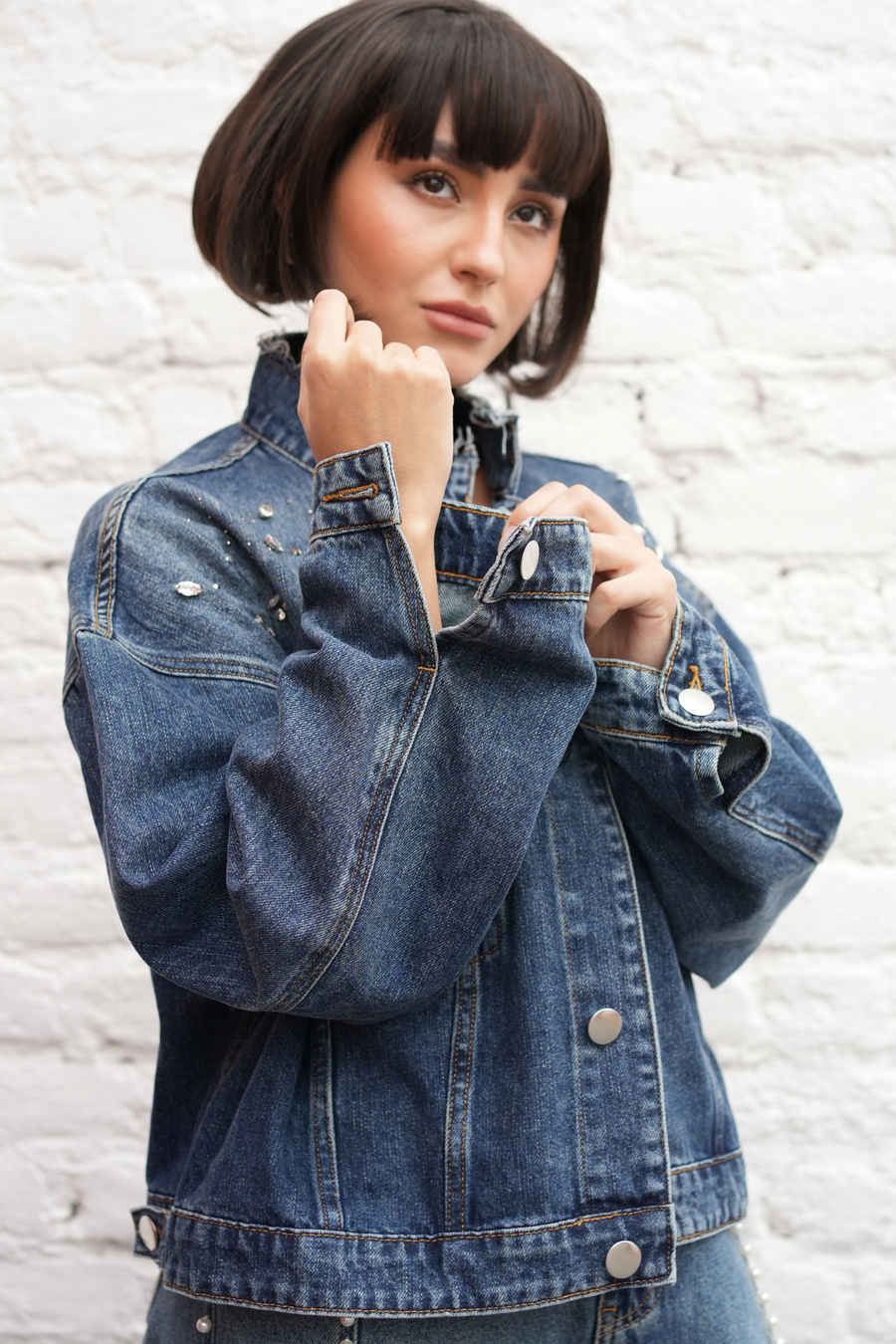 Crystal Dust Denim Jacket