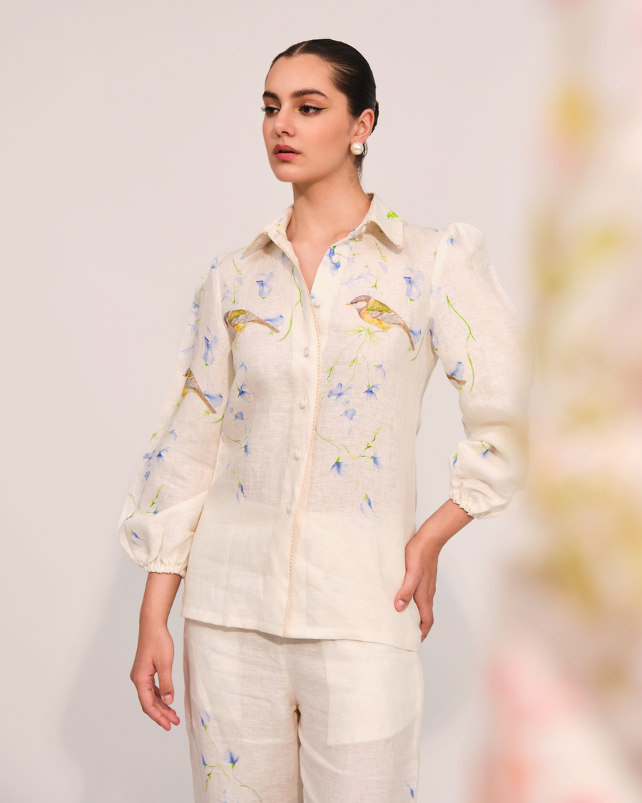 Birdsong Linen Shirt