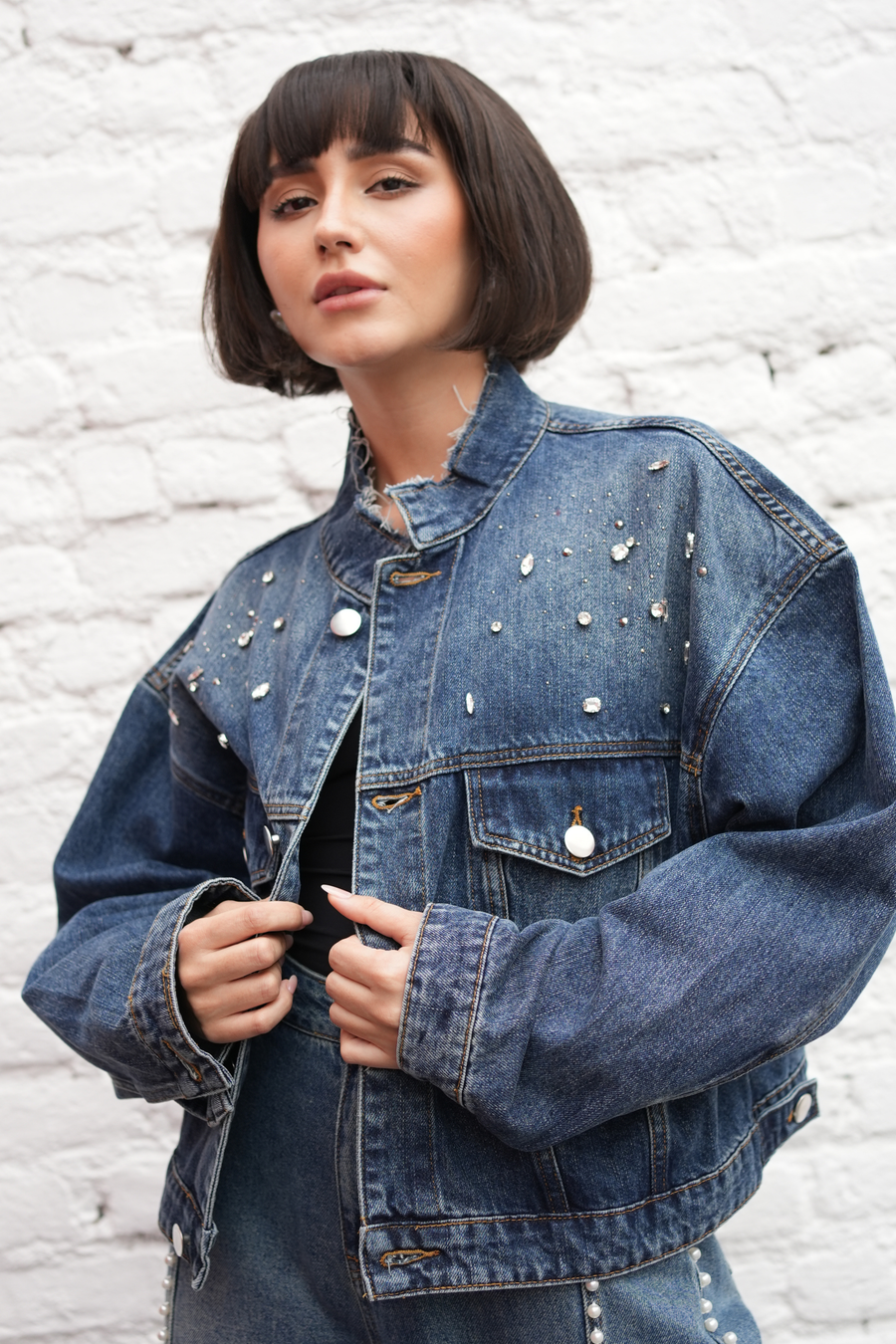 Crystal Dust Denim Jacket