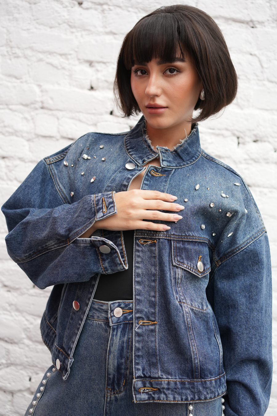 Crystal Dust Denim Jacket