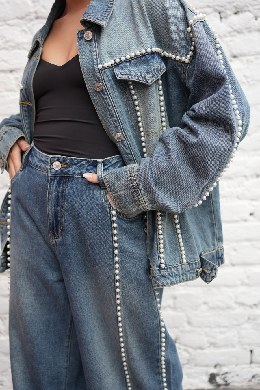 Pearl Edit Denim Co-Ord Set