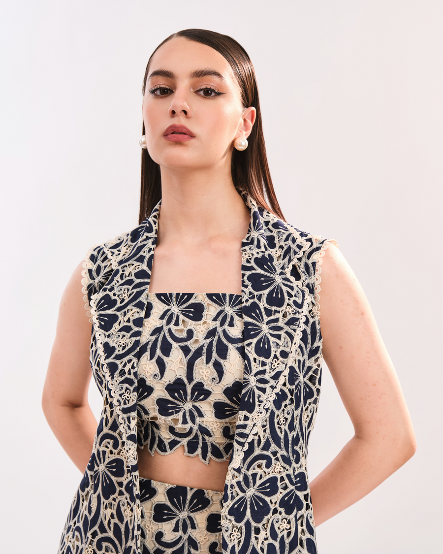 LIN FLORAL SKIRT CO-ORD