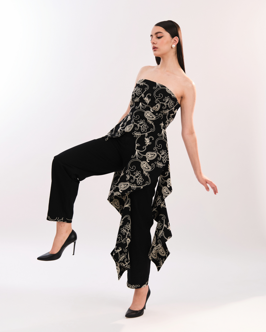 Dio Ruffled Tube Top