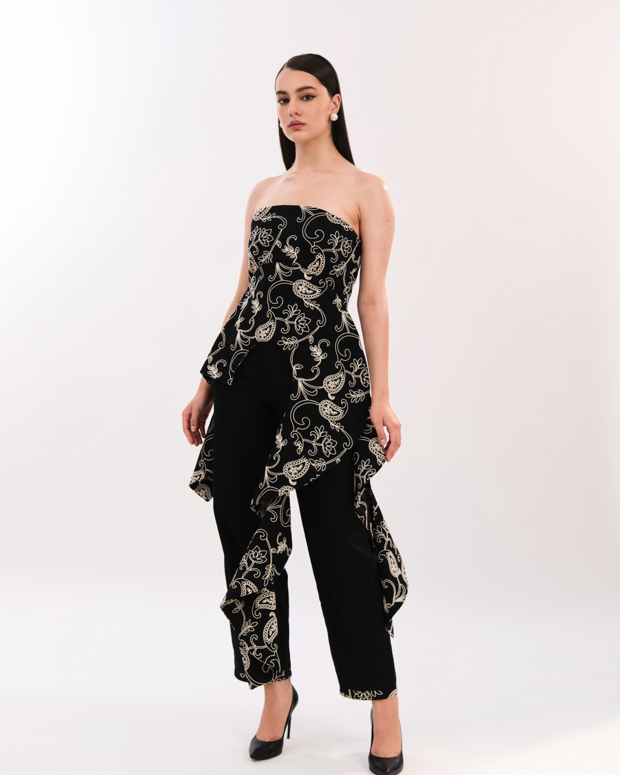 Dio Ruffled Tube Top