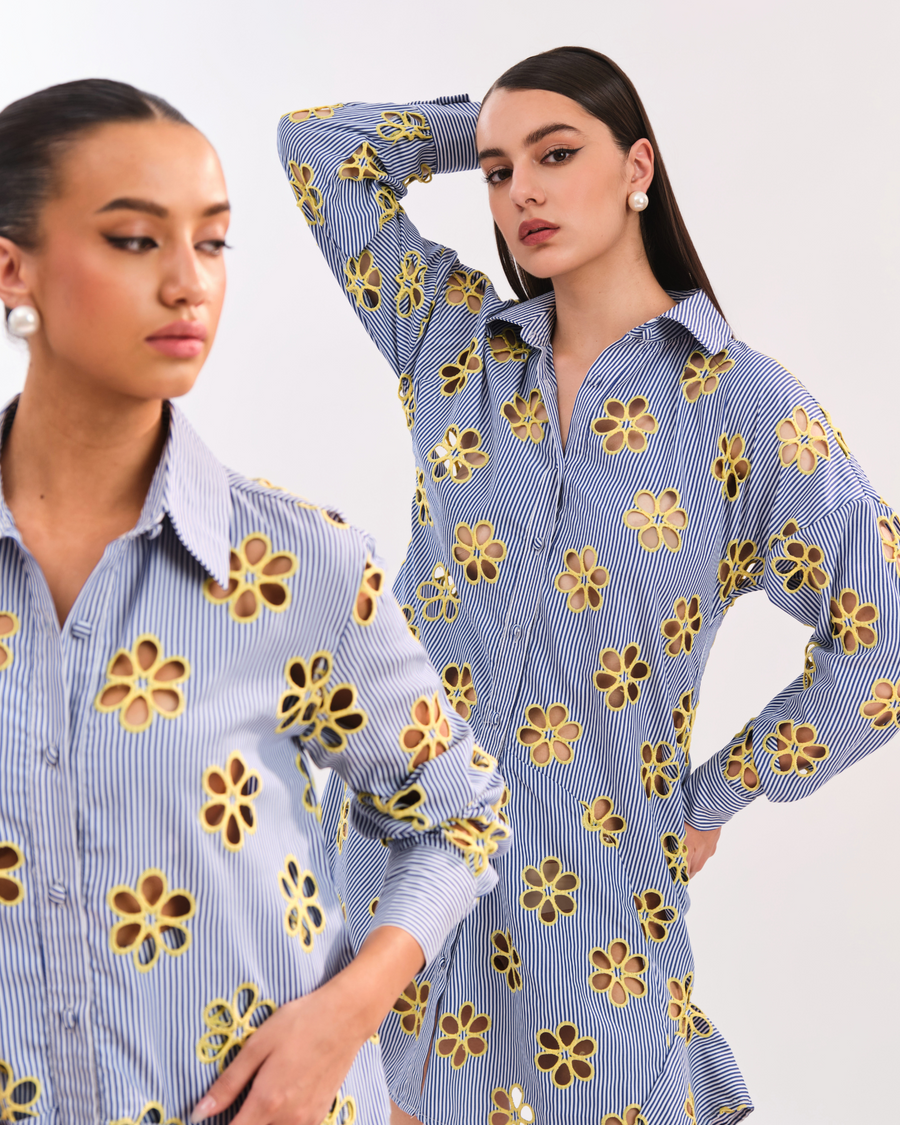 SOL FLOWER CUT PANT