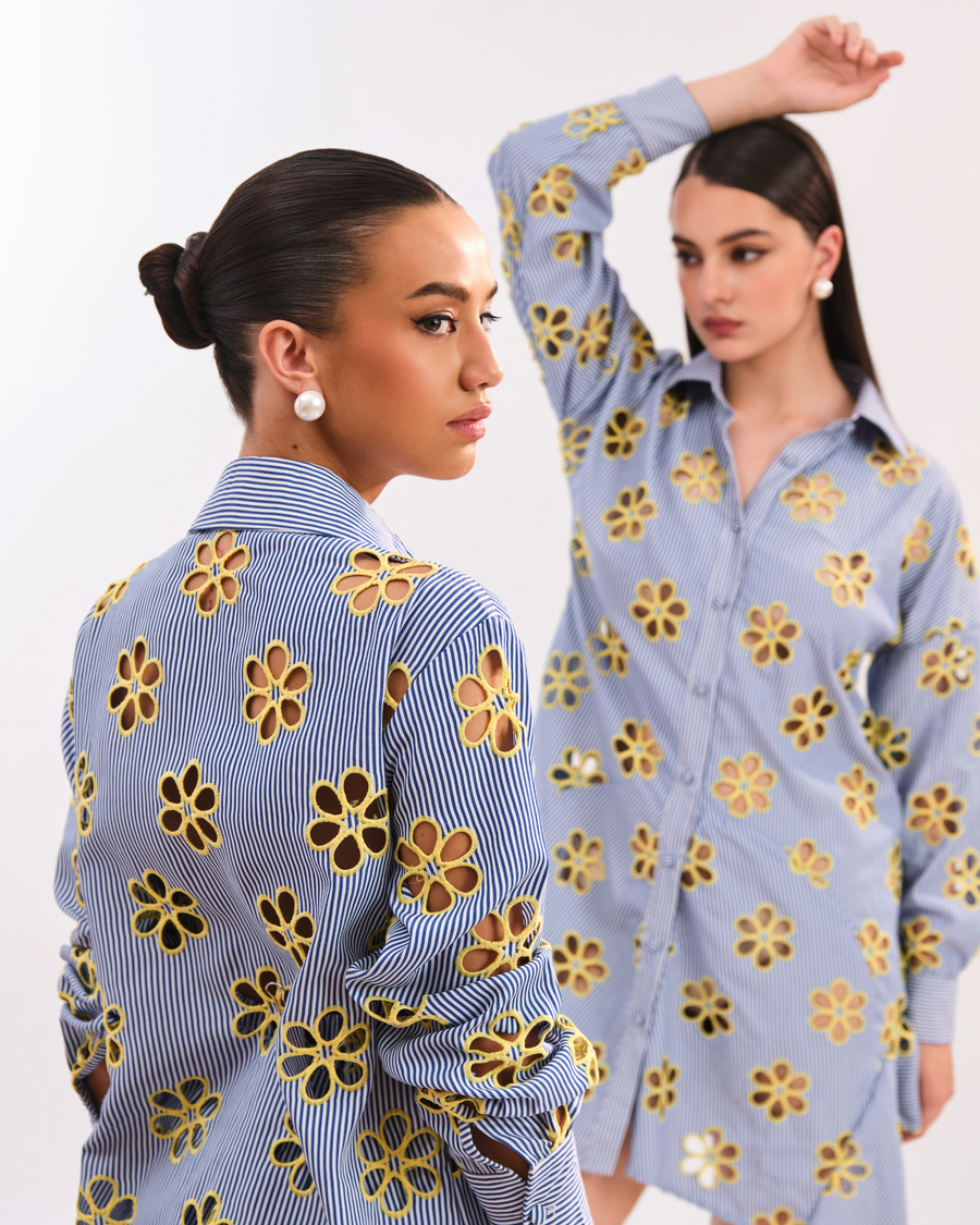 SOL FLOWER CUT DRESS