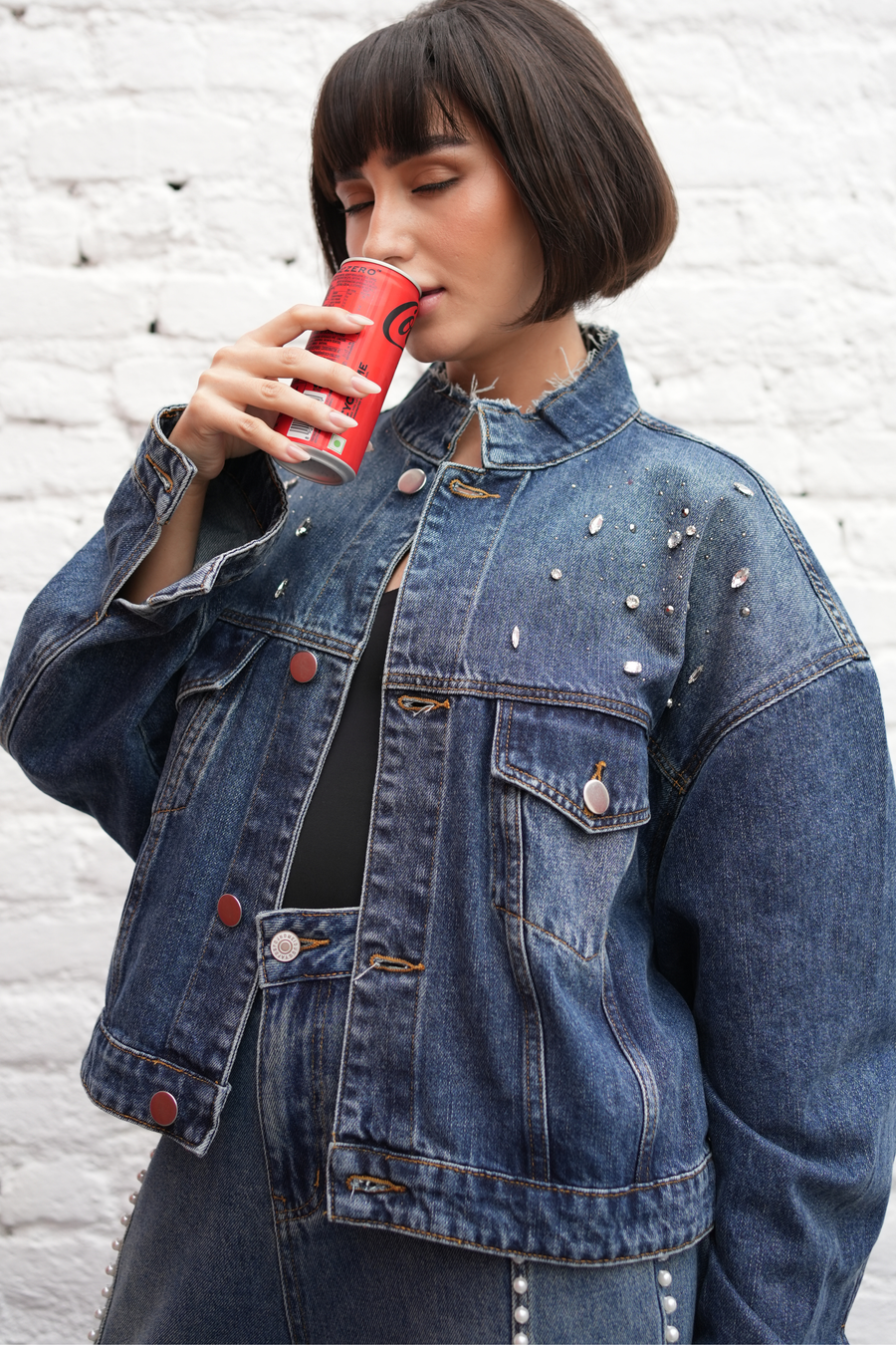 Crystal Dust Denim Jacket