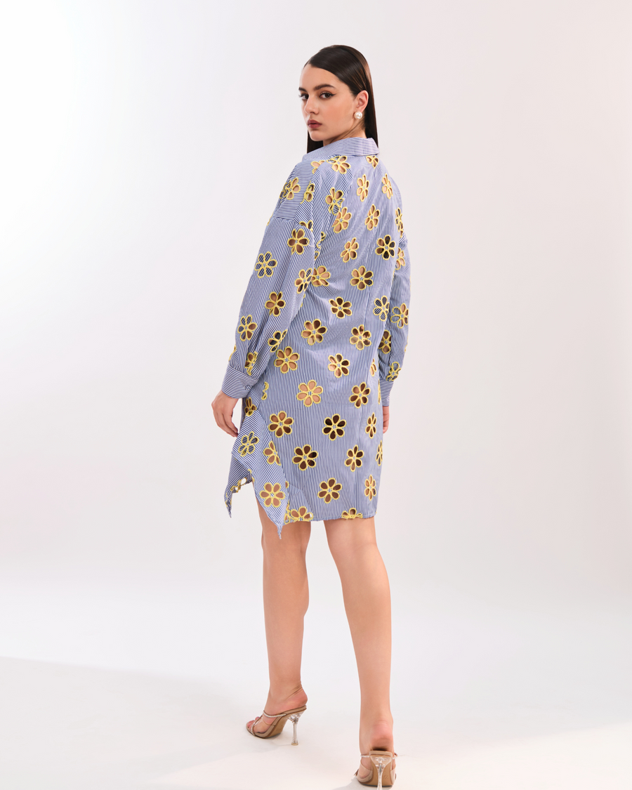 SOL FLOWER CUT DRESS