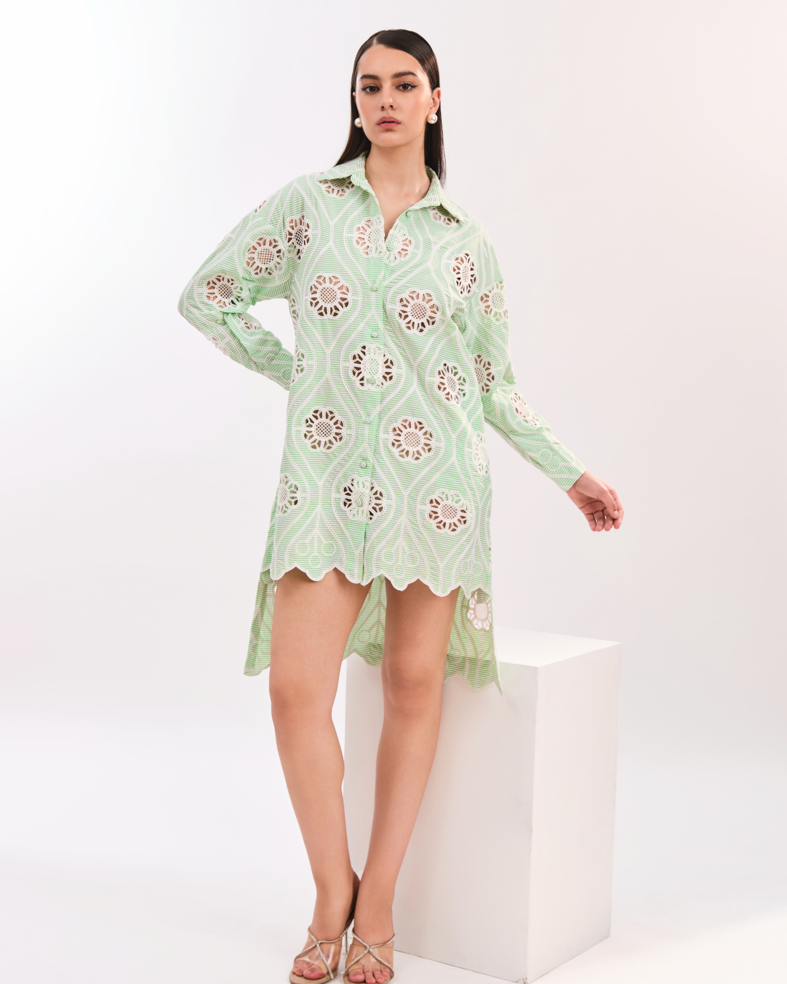 AMOR FLORAL SHIRT DRESS