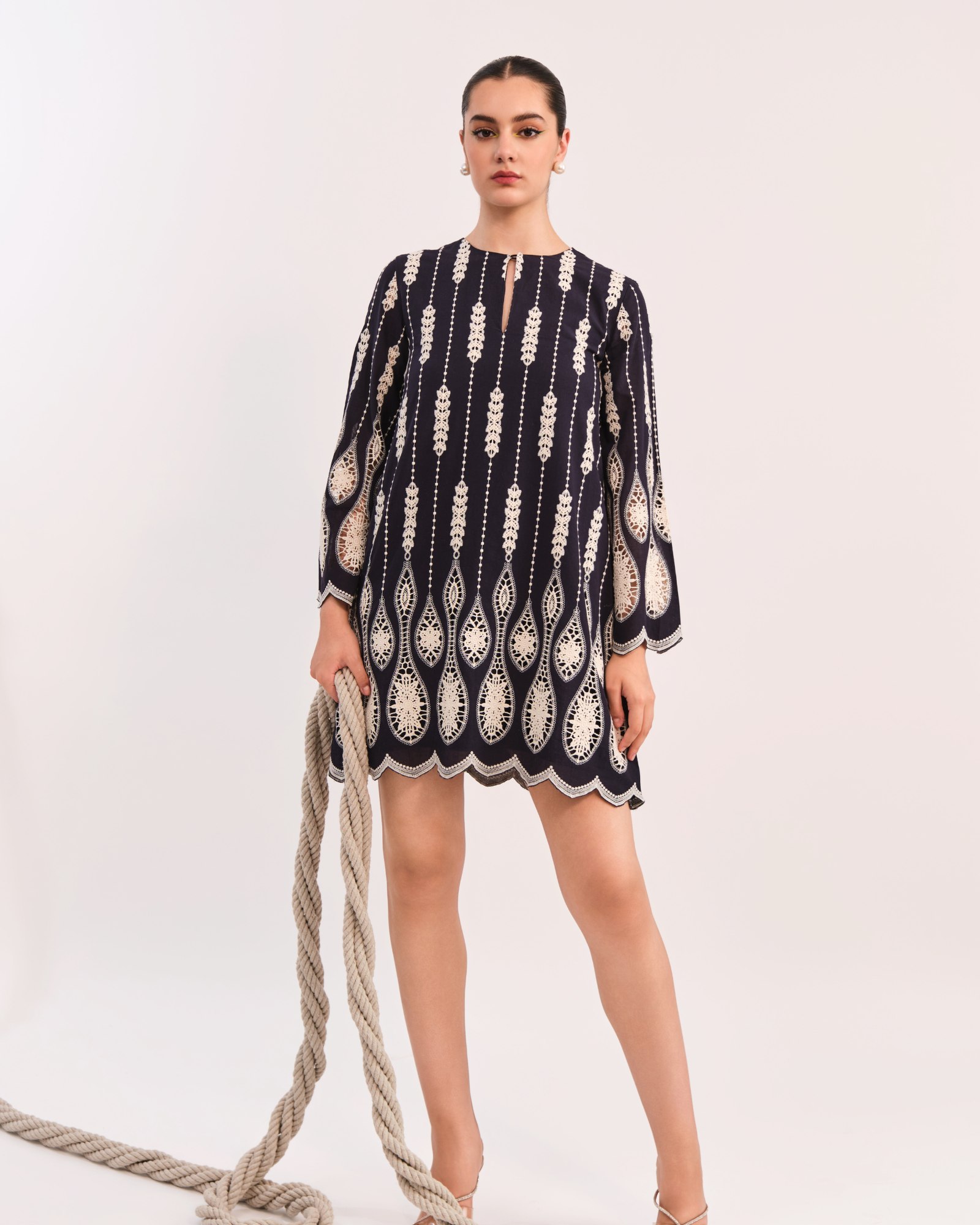 Tess Embroidered Dress