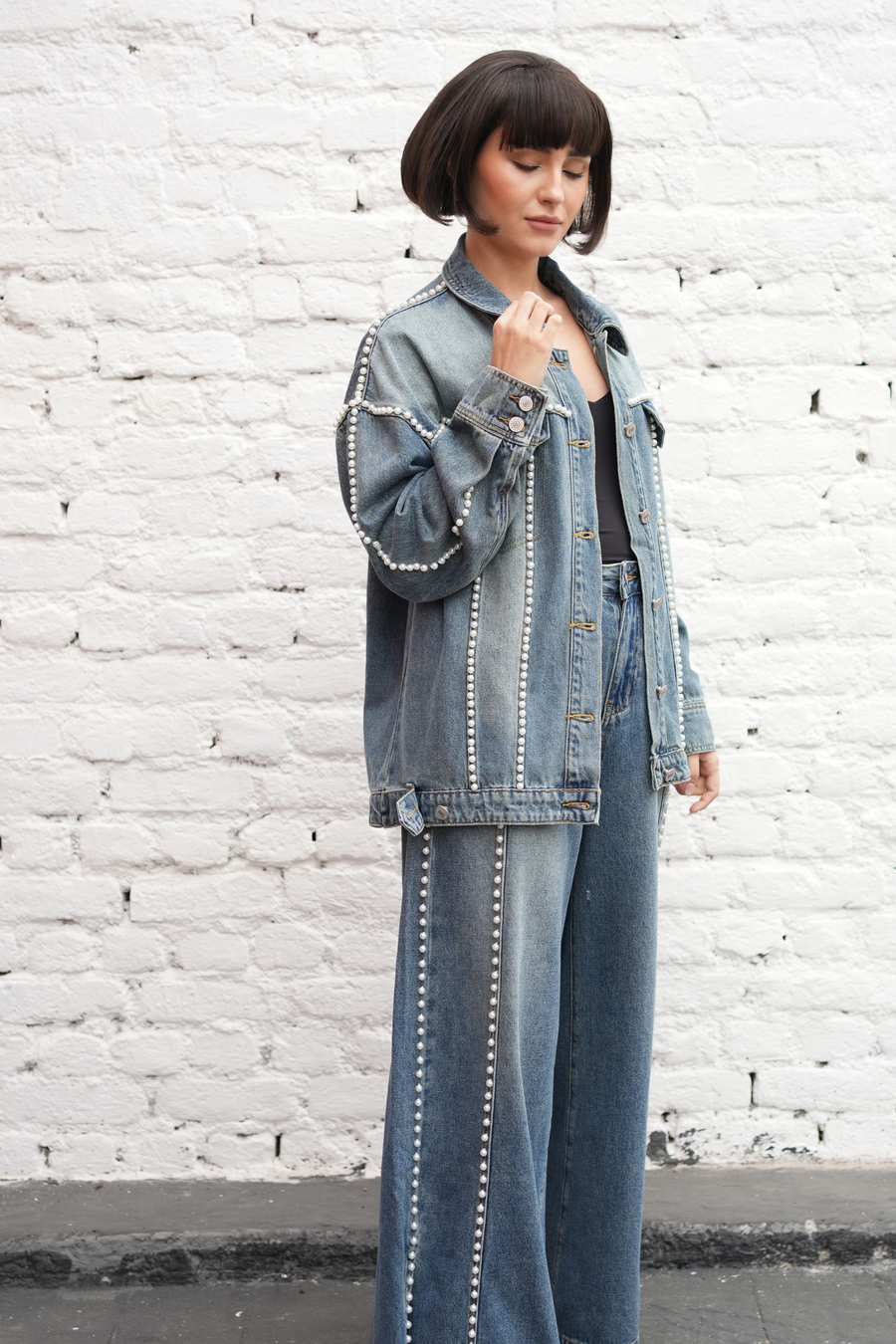 Pearl Edit Denim Co-Ord Set