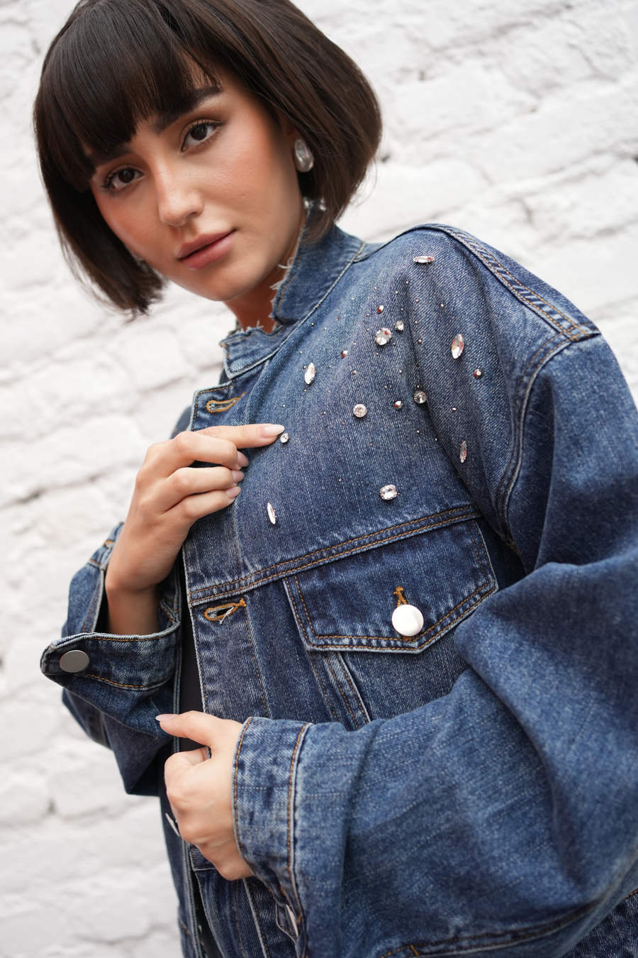 Crystal Dust Denim Jacket
