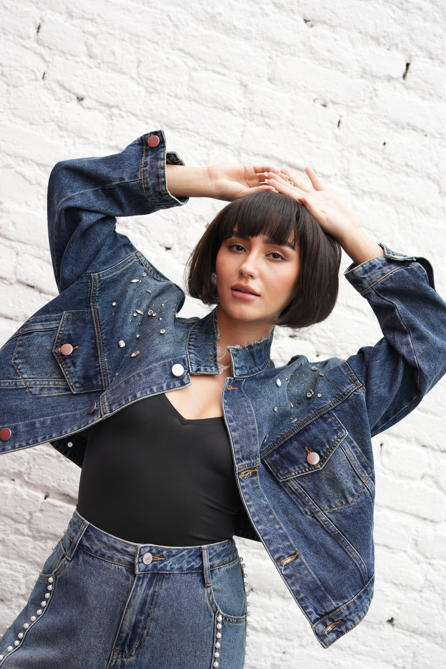 Crystal Dust Denim Jacket