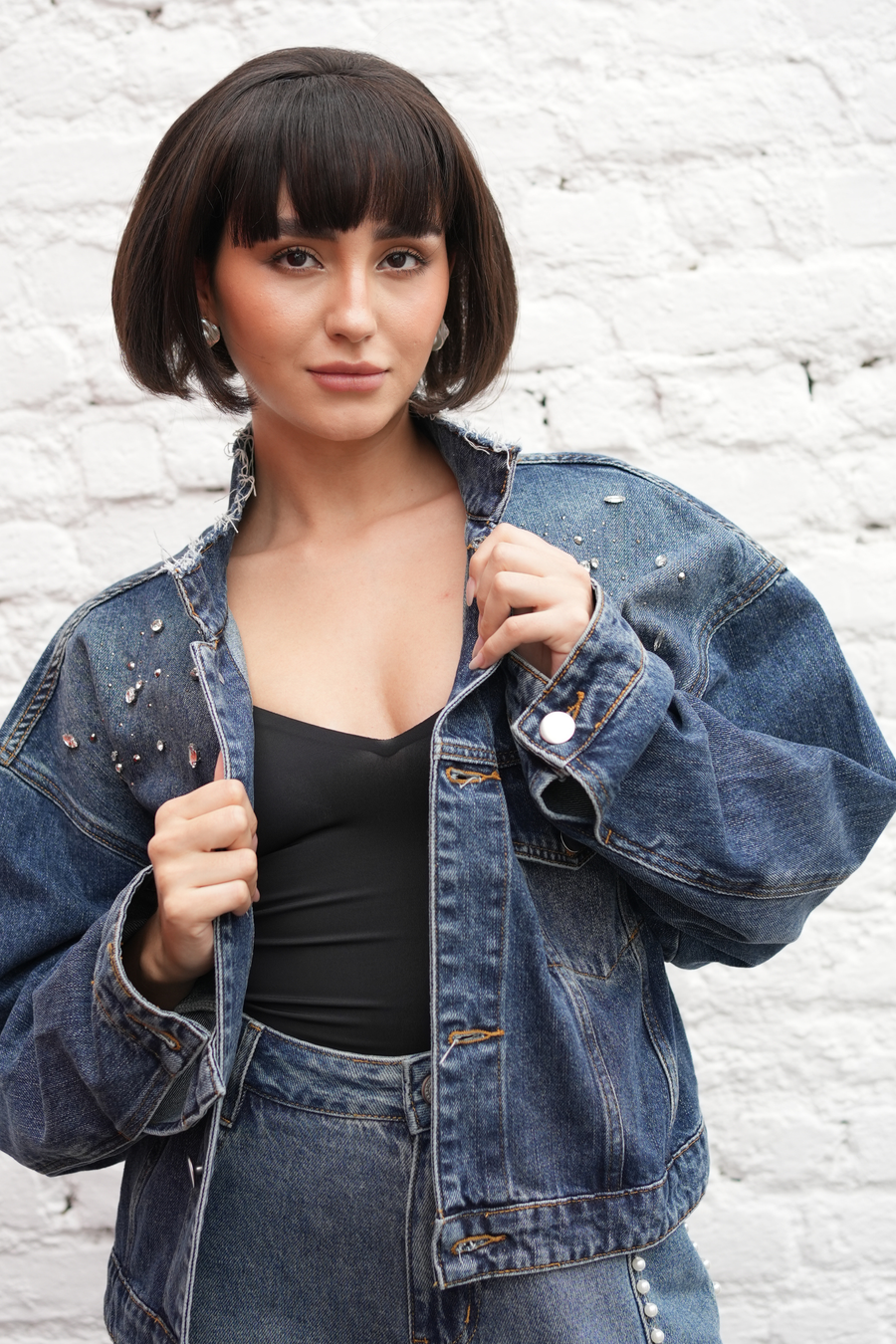 Crystal Dust Denim Jacket