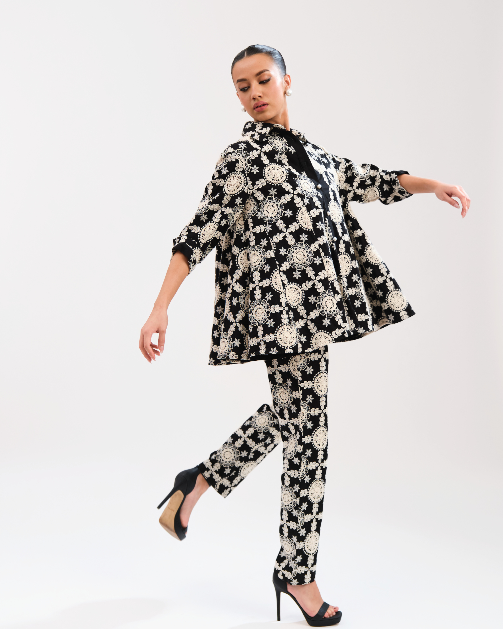 Jenny Flower Cut Top