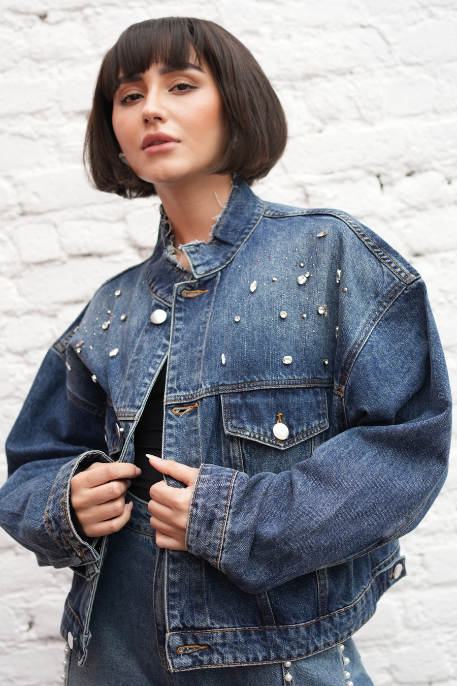 Crystal Dust Denim Jacket
