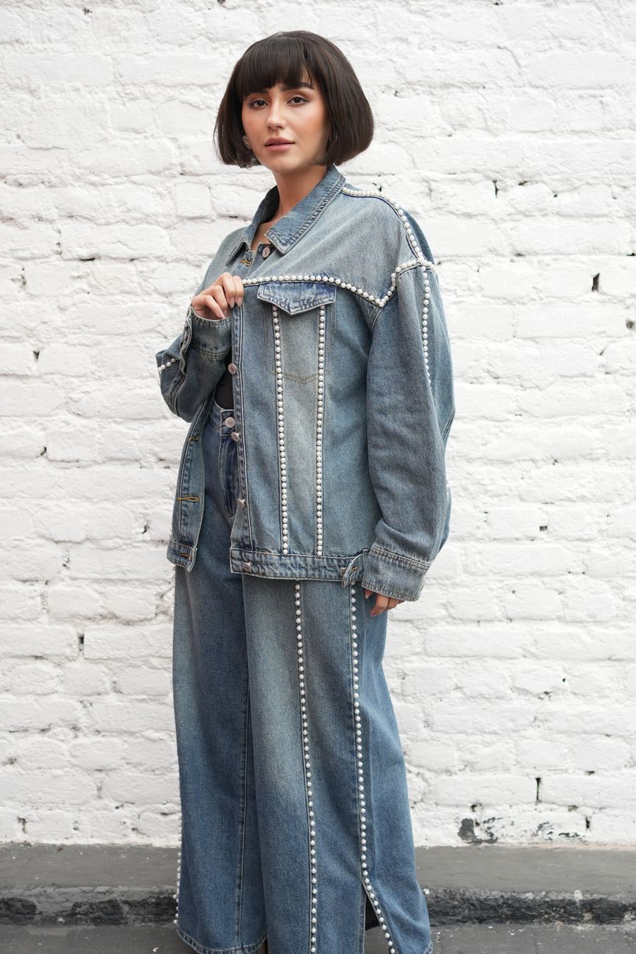 Pearl Edit Denim Co-Ord Set