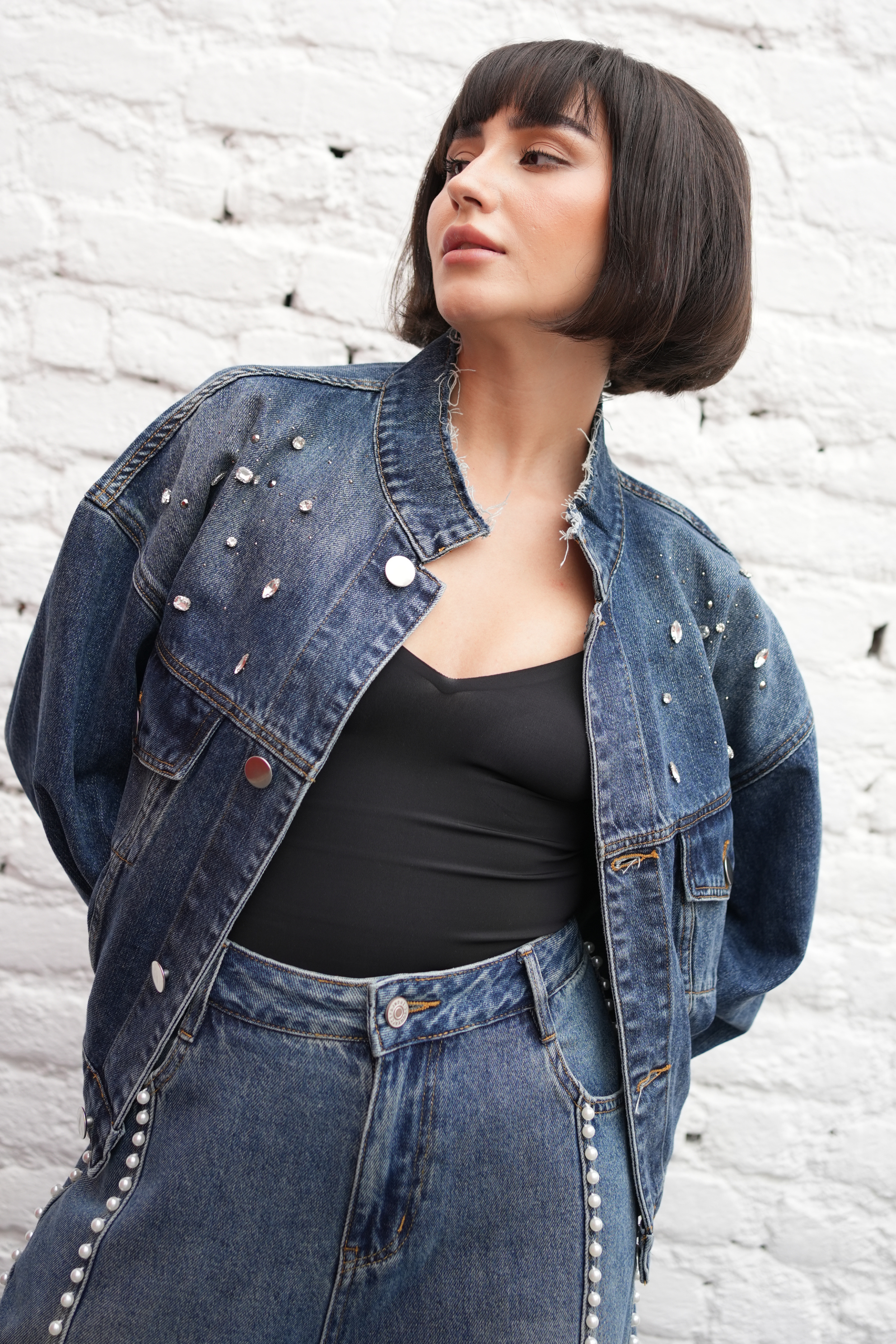 Crystal Dust Denim Jacket