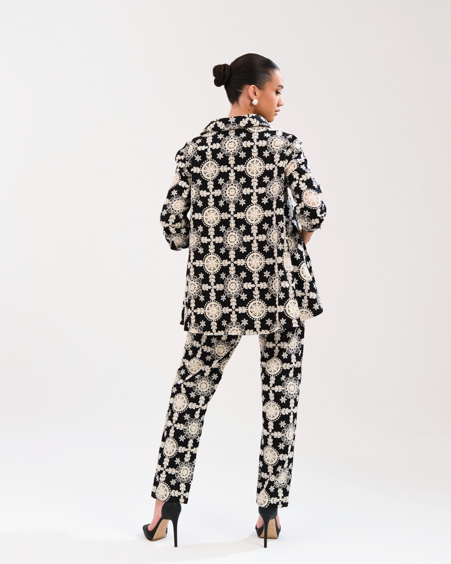 Jenny Flower Cut Cotton Set