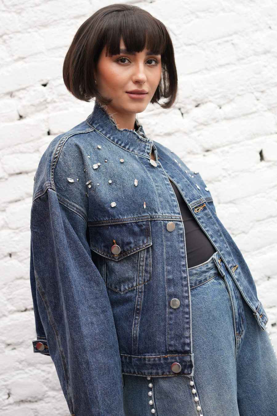 Crystal Dust Denim Jacket