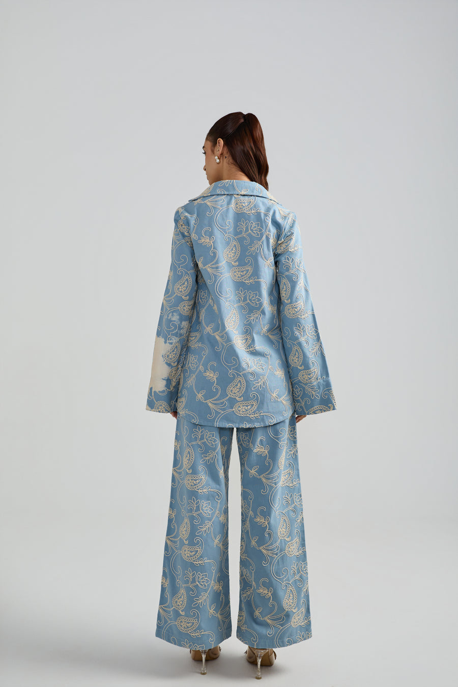 Soojun Fractured Sleeve Co-ord Set
