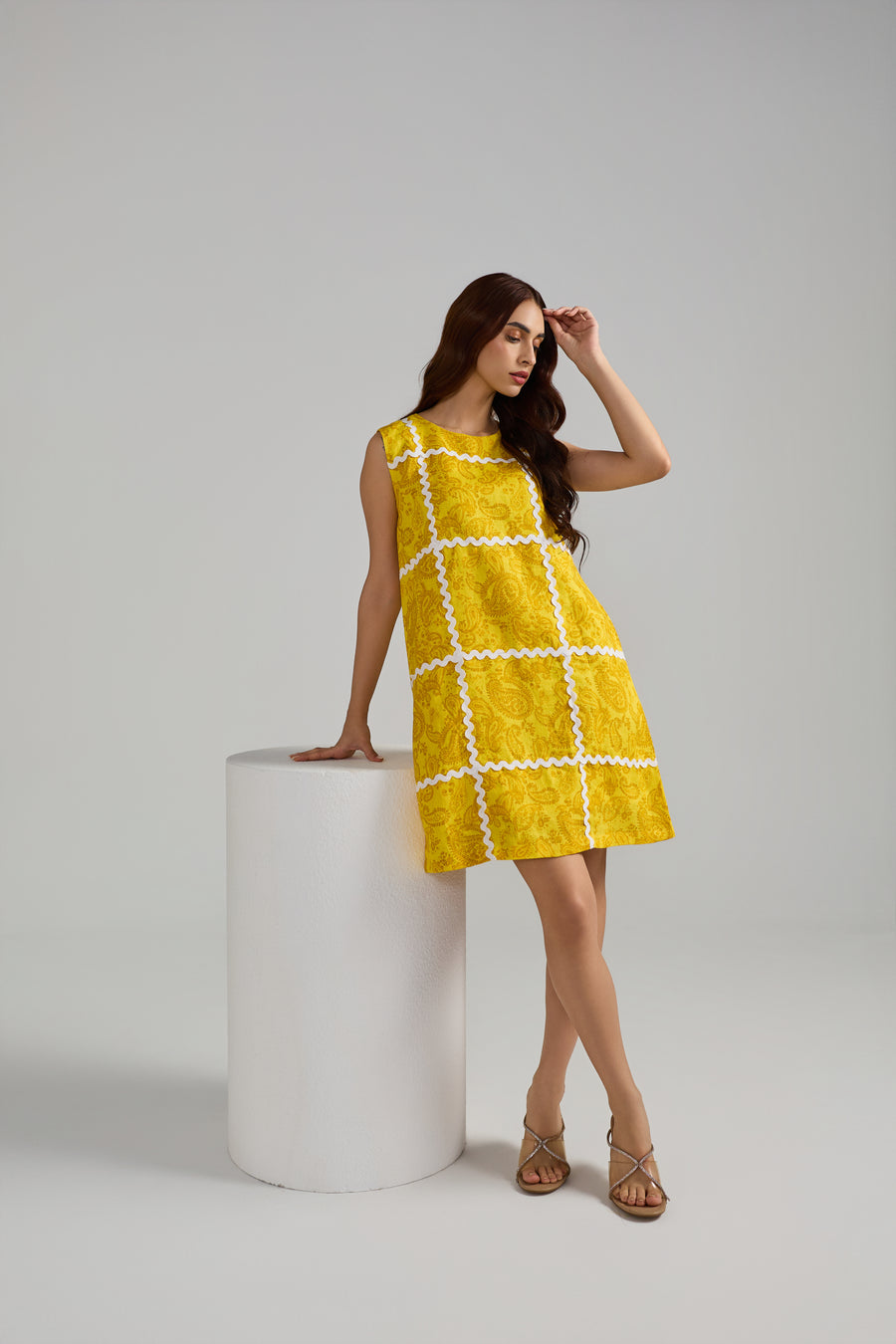 Jia Linen Dress