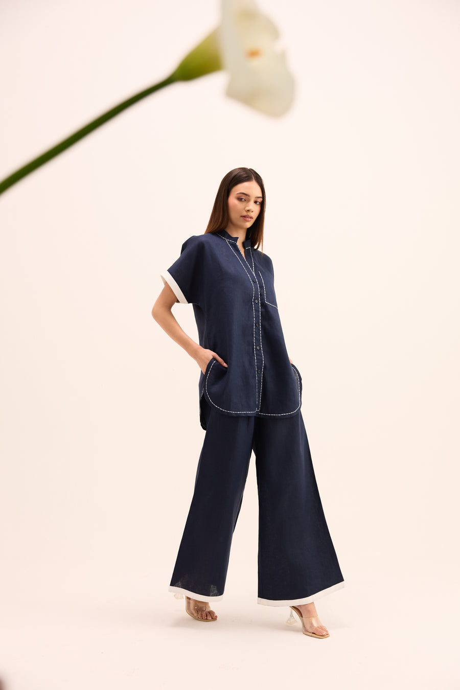 Kaze Linen Coordinated Set