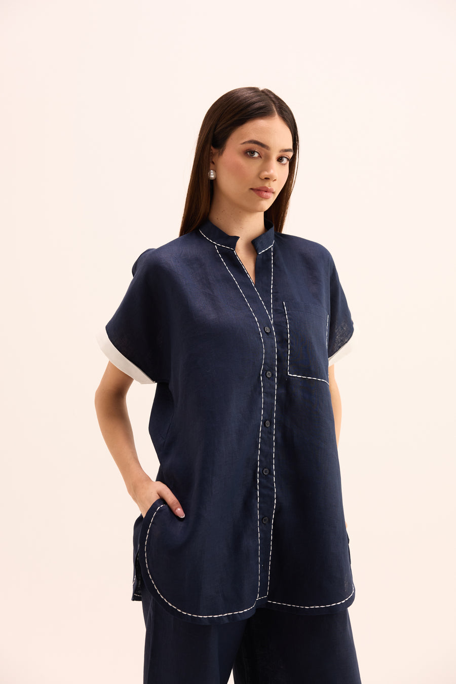Kaze Linen Coordinated Set