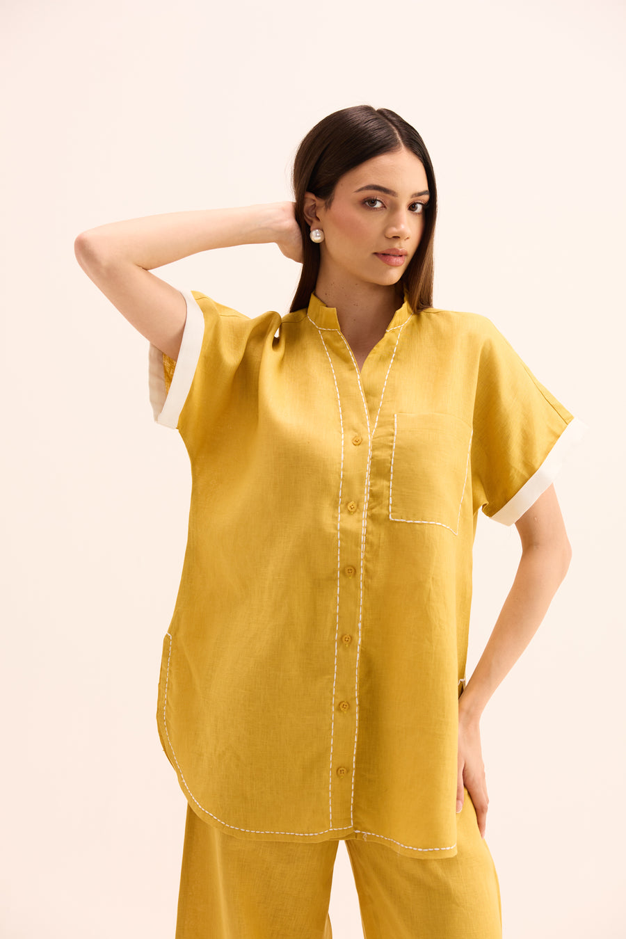 Toki Linen Coordinated Set