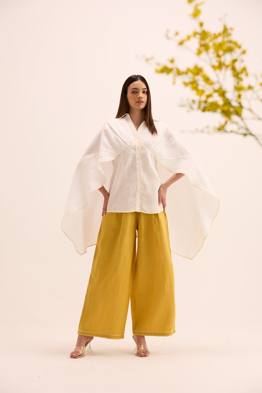 Wabi Linen Cape Set