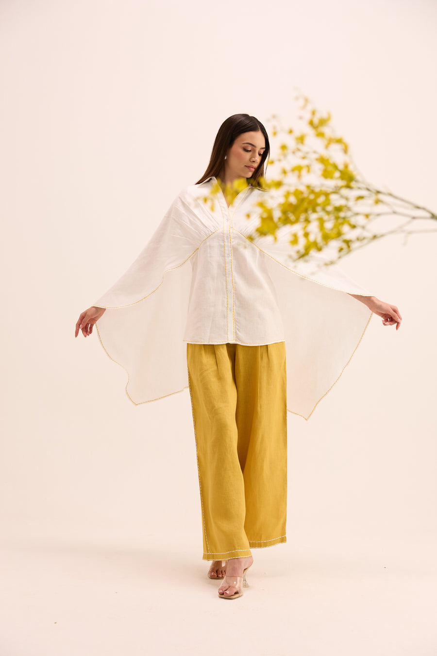 Wabi Linen Cape Set