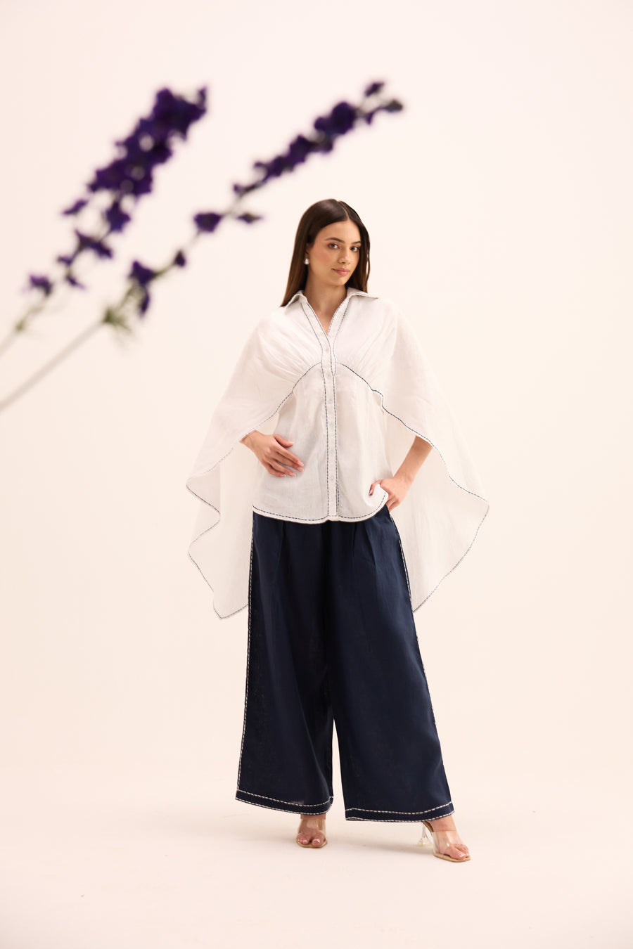 Nami Linen Cape Set