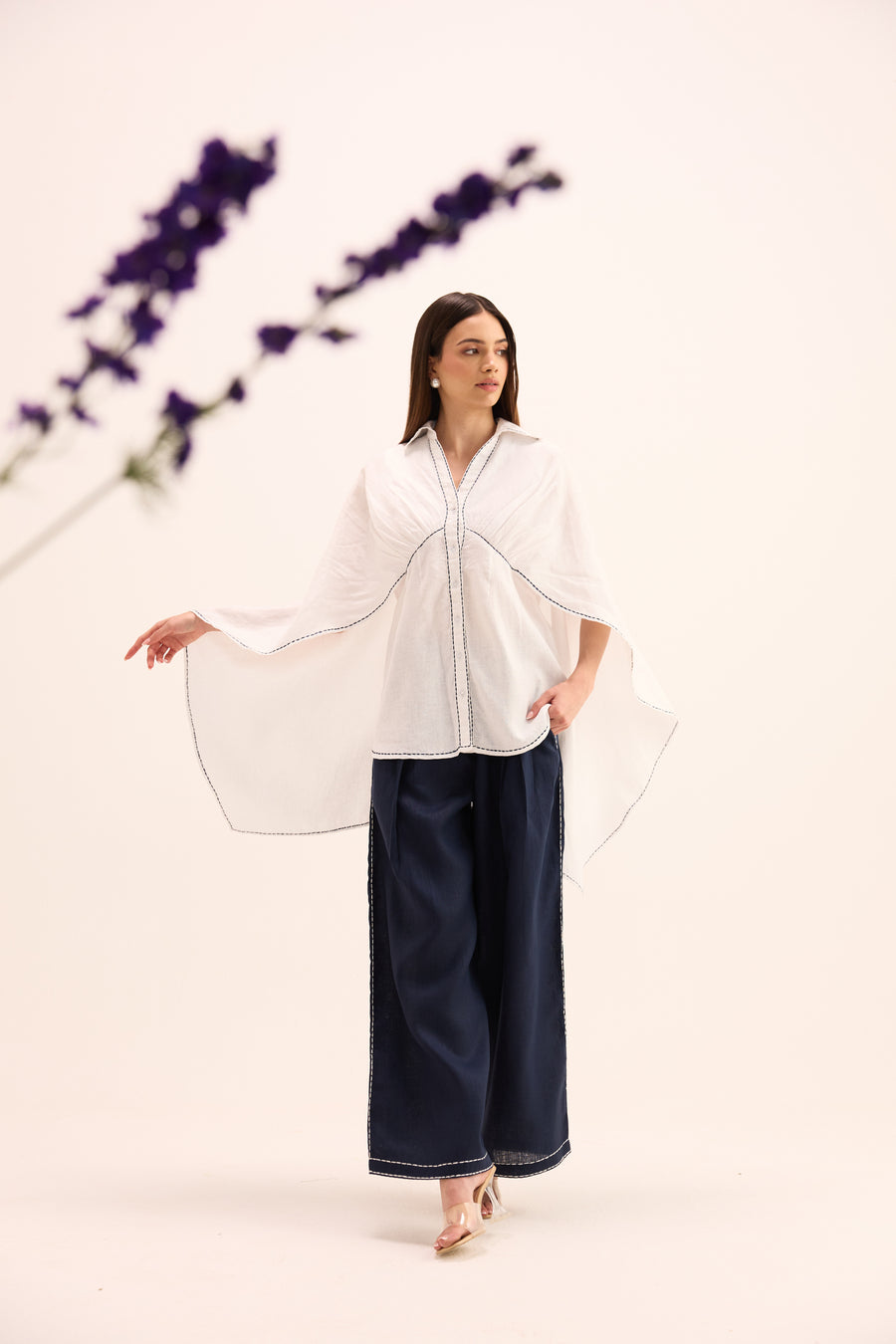 Nami Linen Cape Set