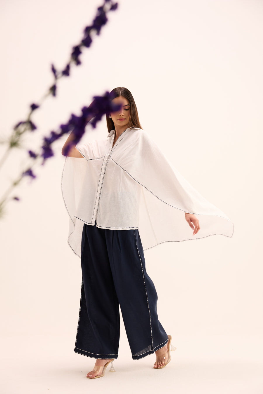 Nami Linen Cape Set