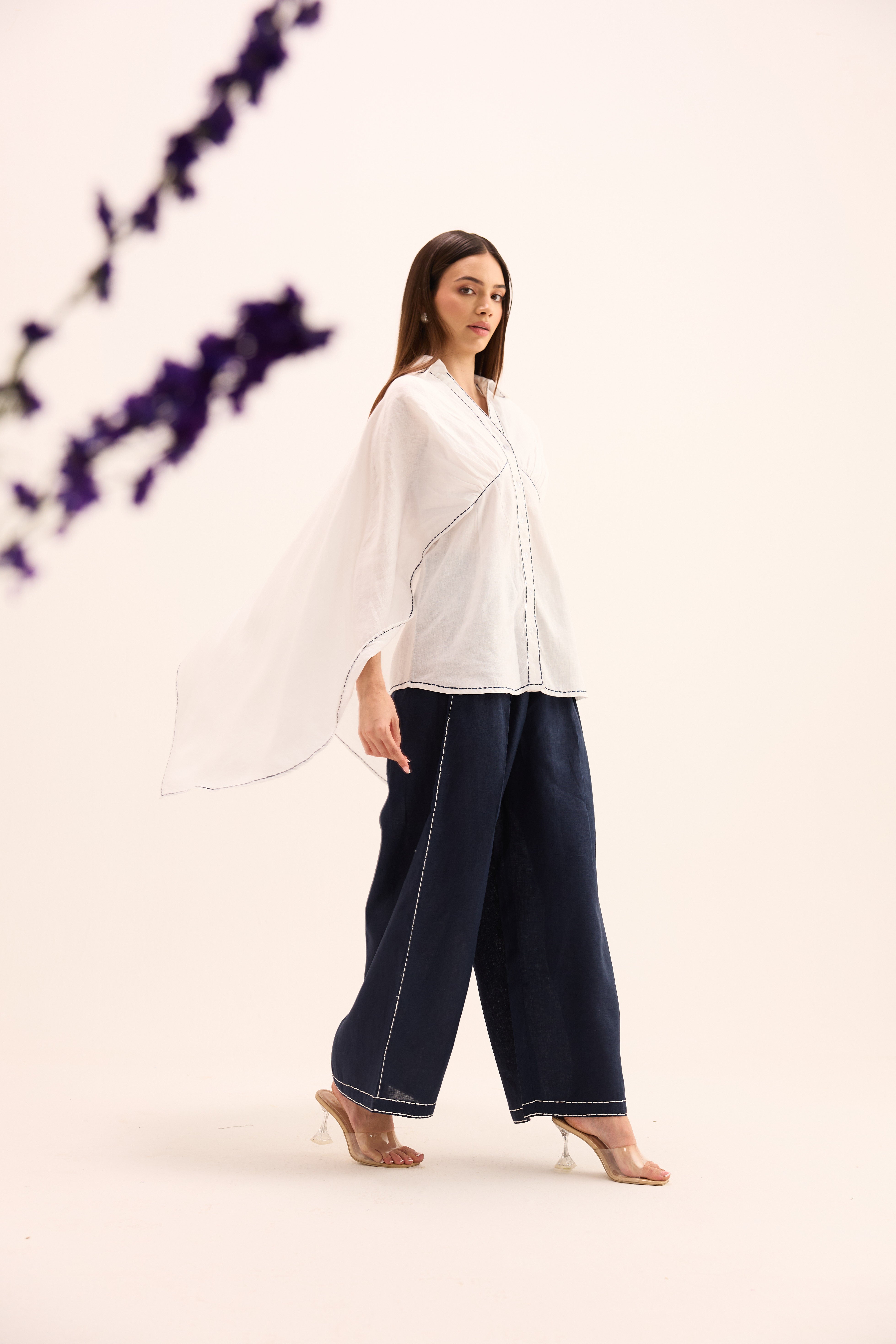 Nami Linen Cape Set