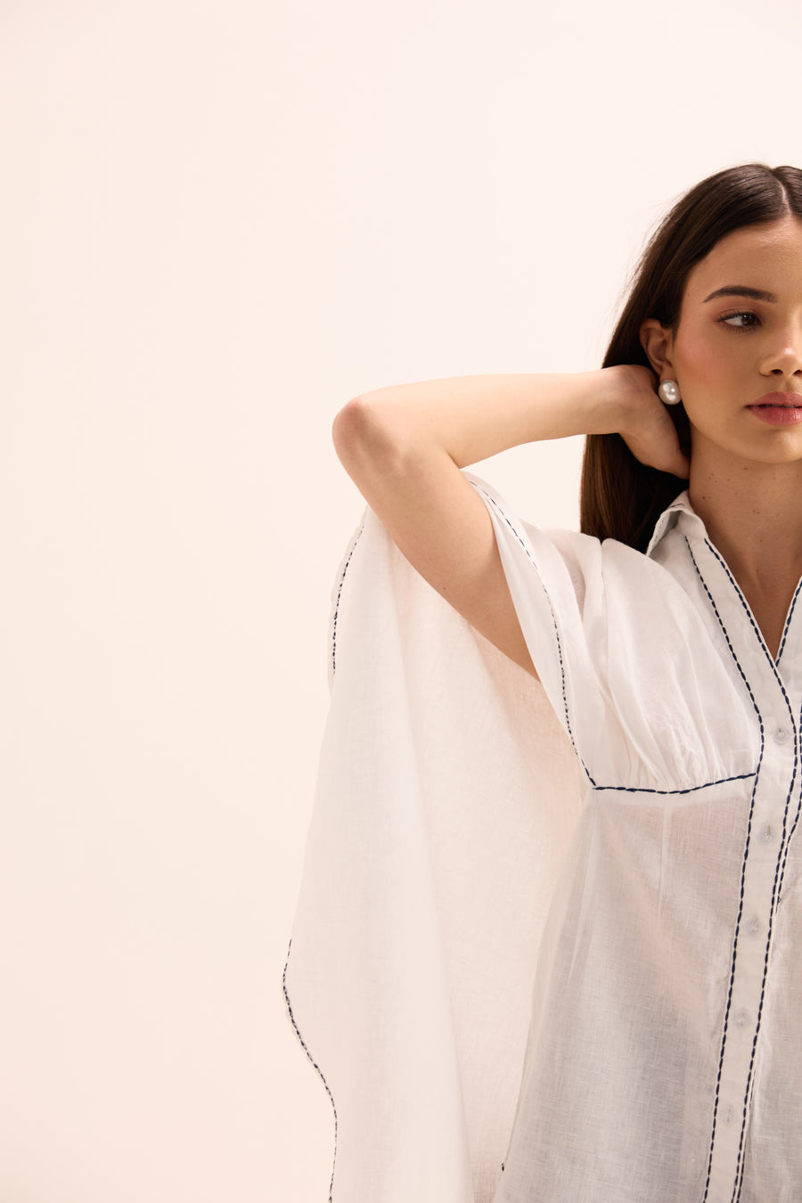 Nami Linen Cape Set