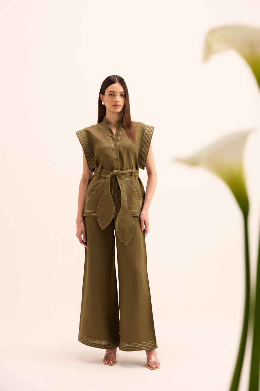 Ame Linen Coordinated Set
