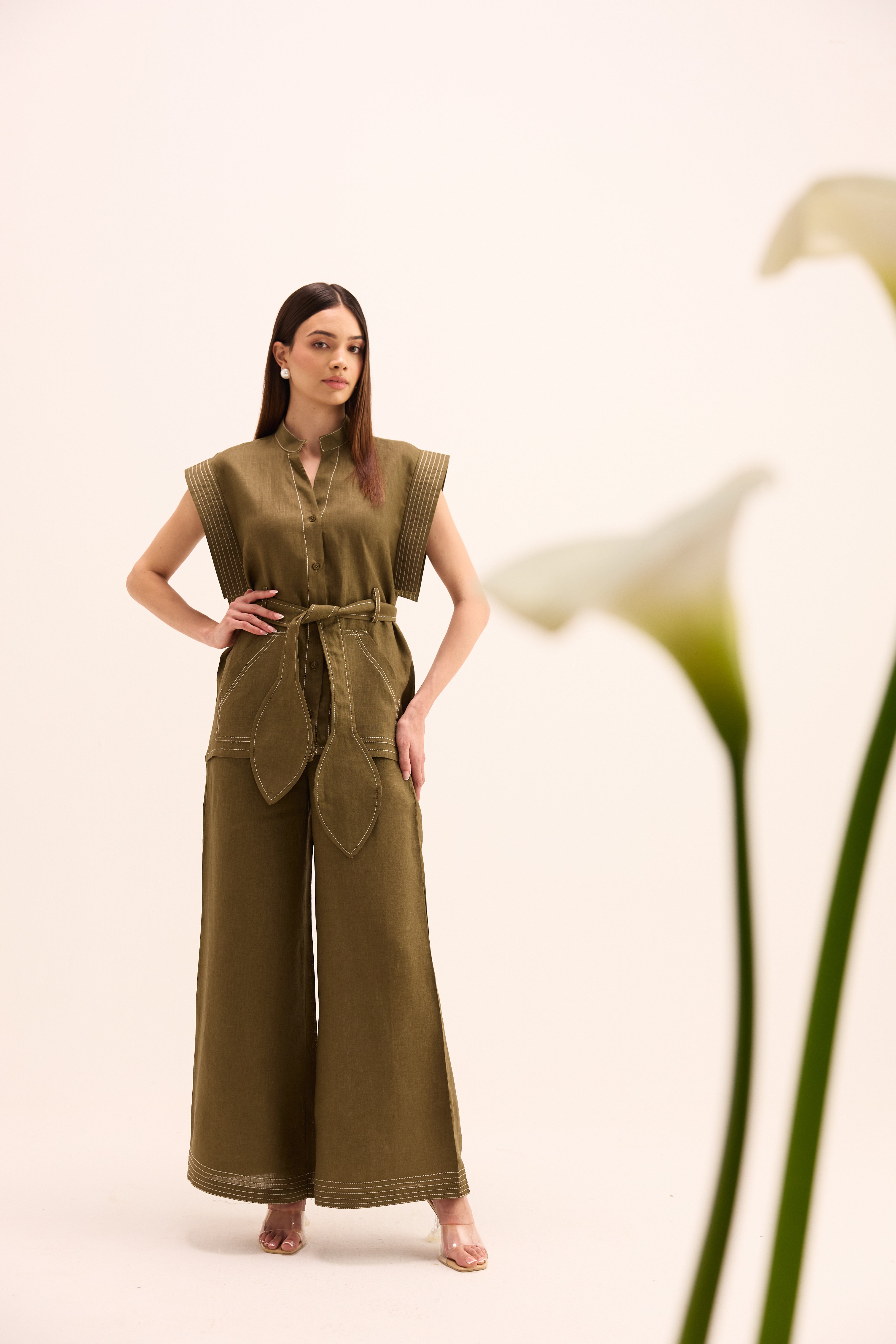 Ame Linen Coordinated Set