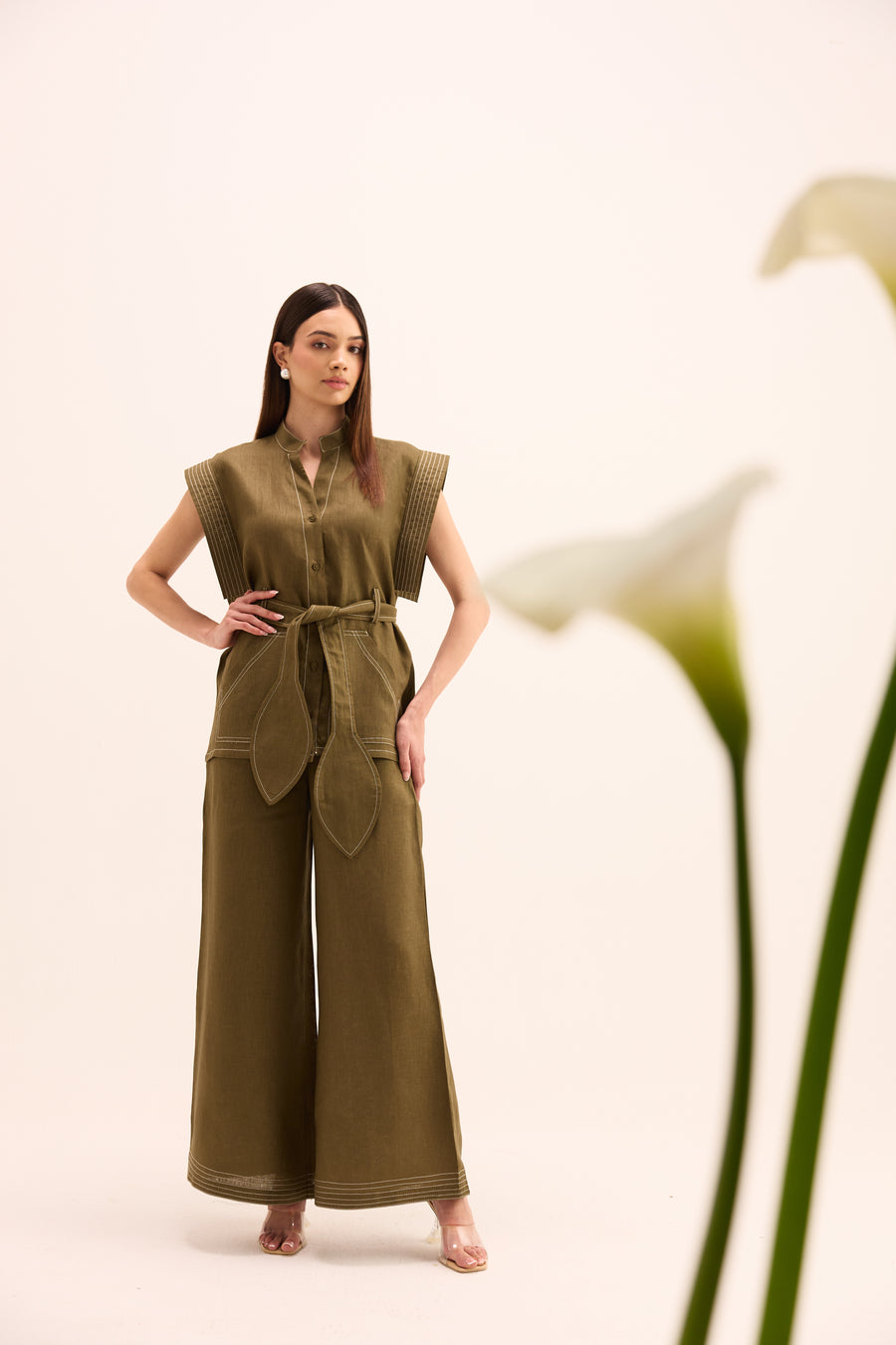 Ame Linen Coordinated Set