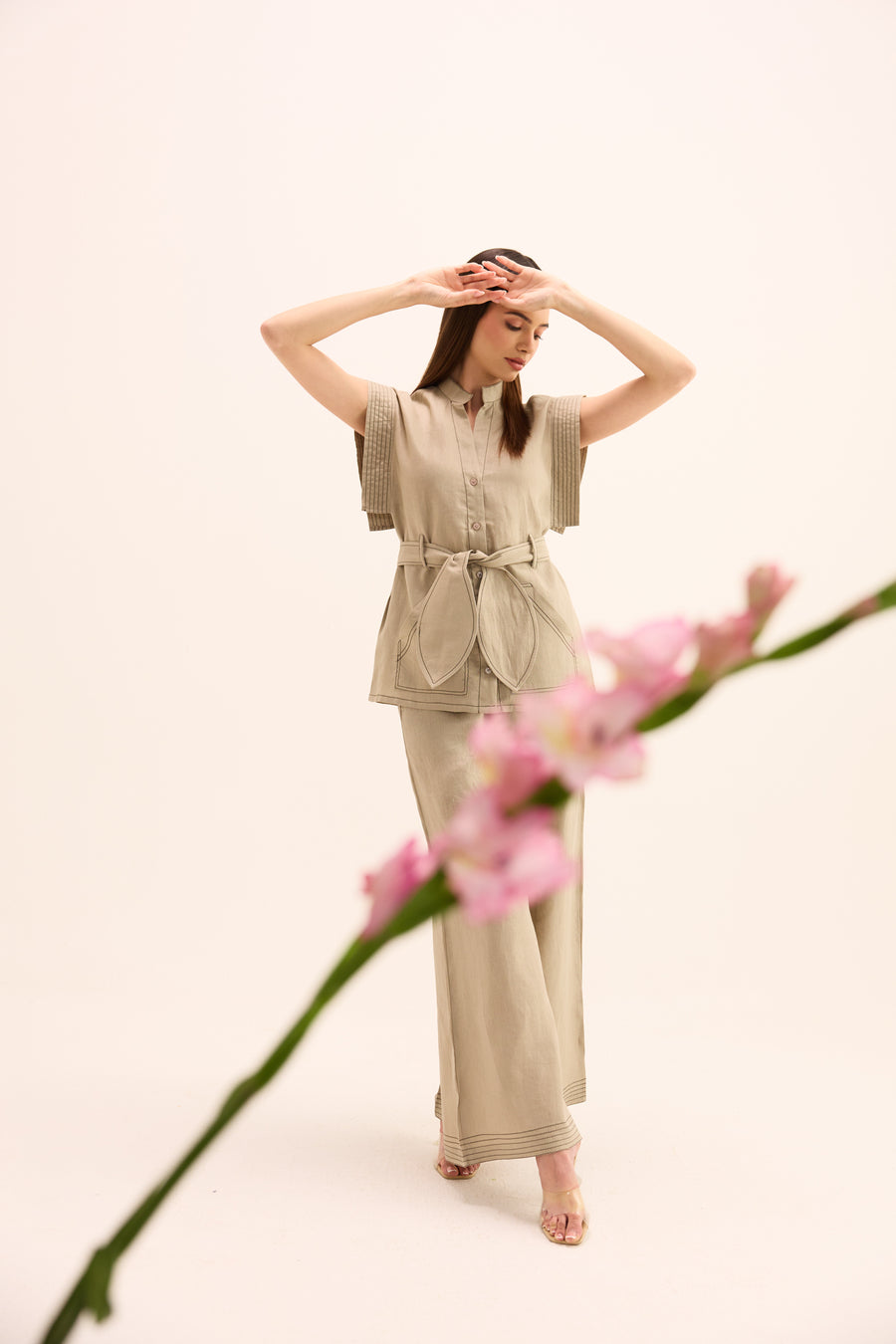 Iki Linen Coordinated Set