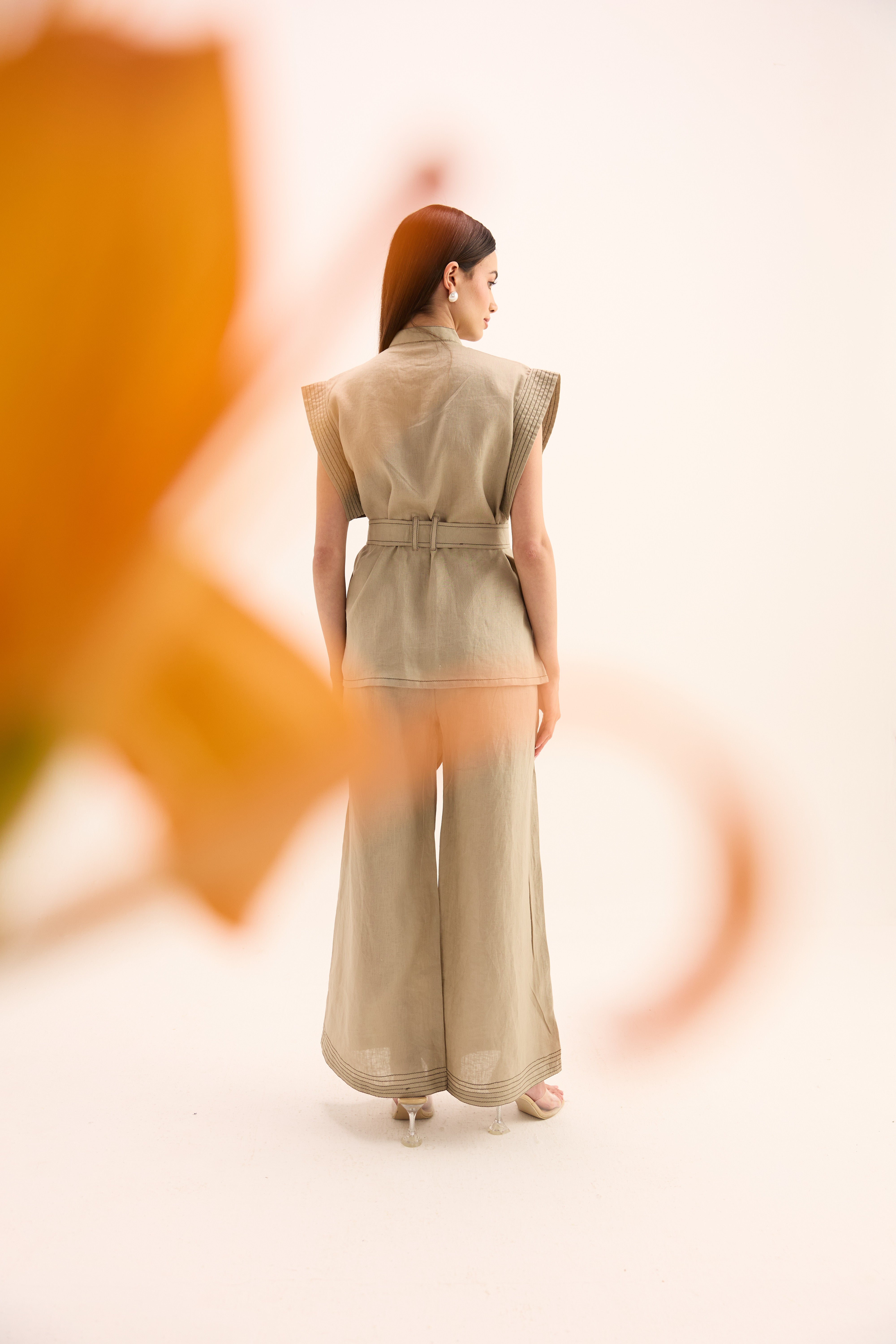Iki Linen Coordinated Set