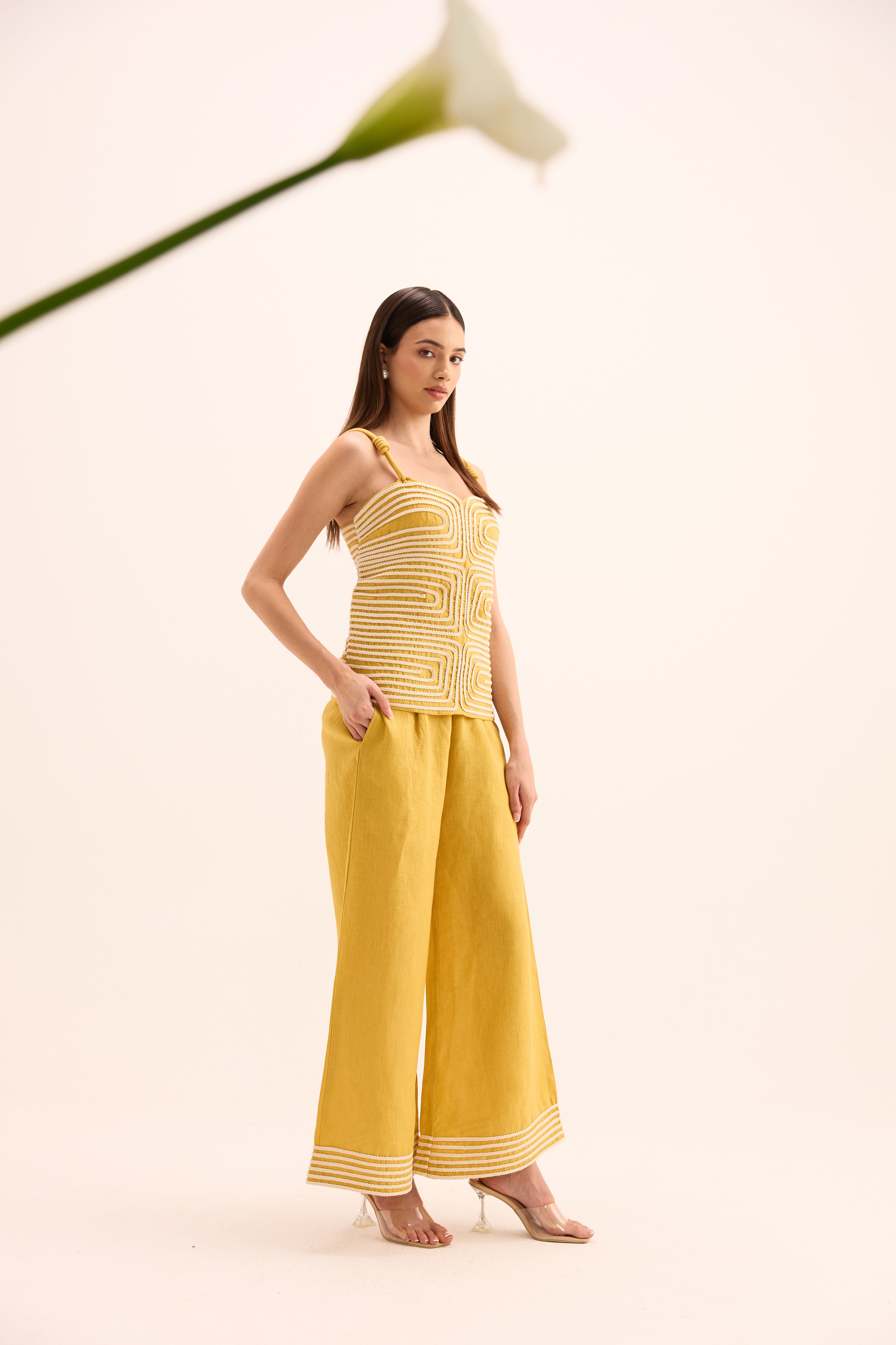 Aya Linen Coordinated Set