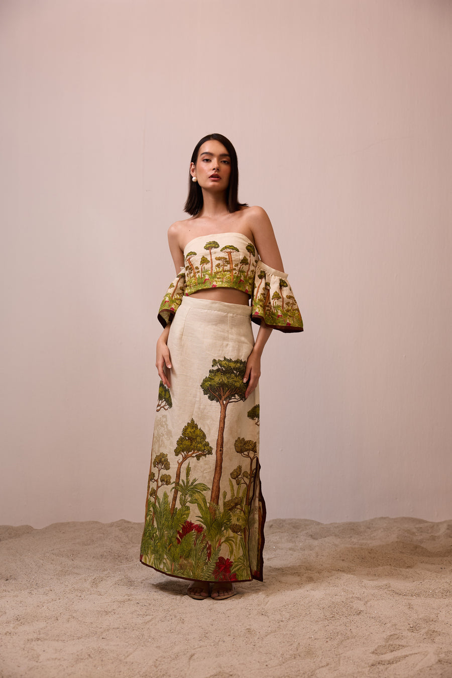 Canopy Linen Skirt Set