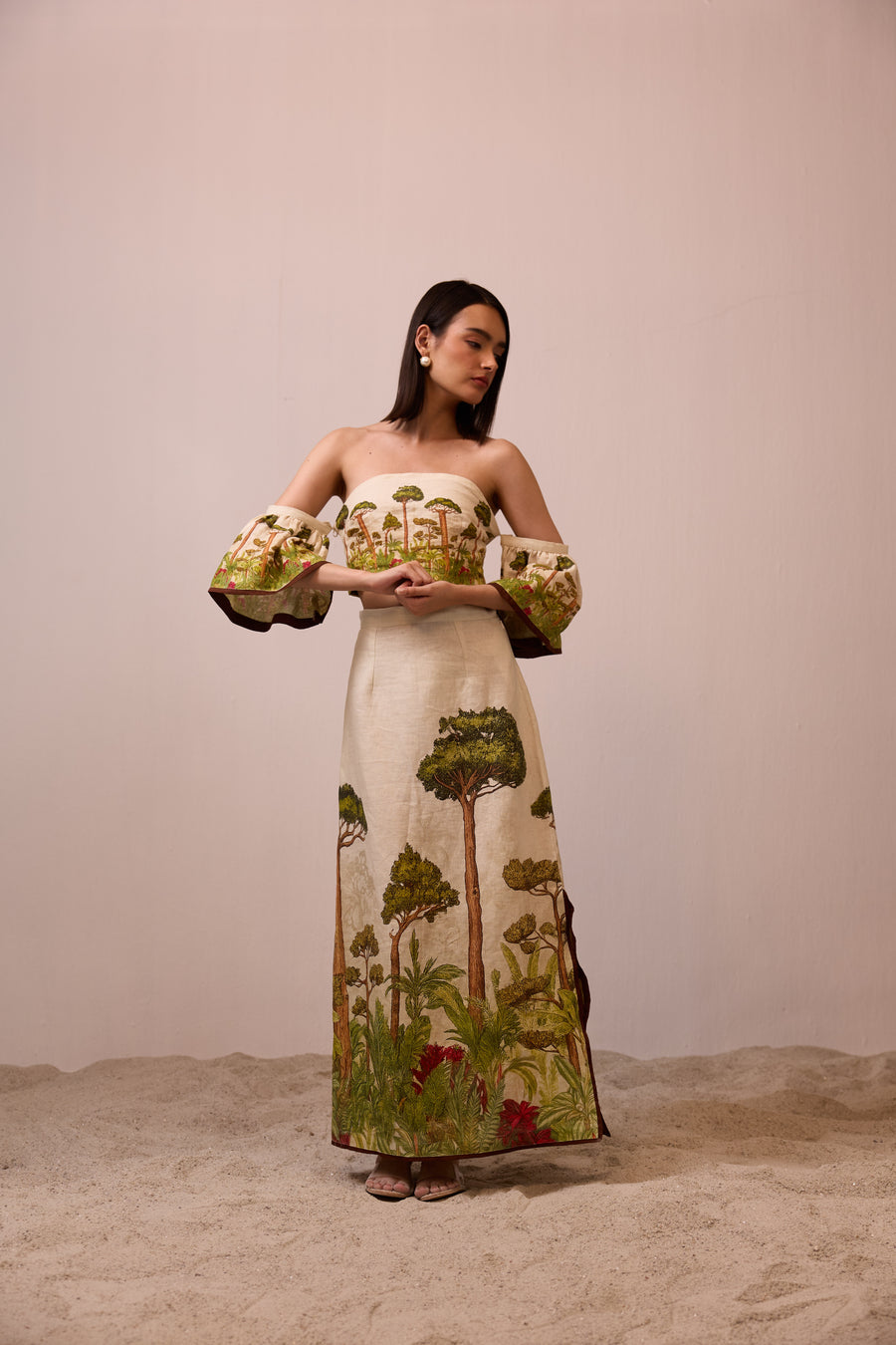 Canopy Linen Skirt Set