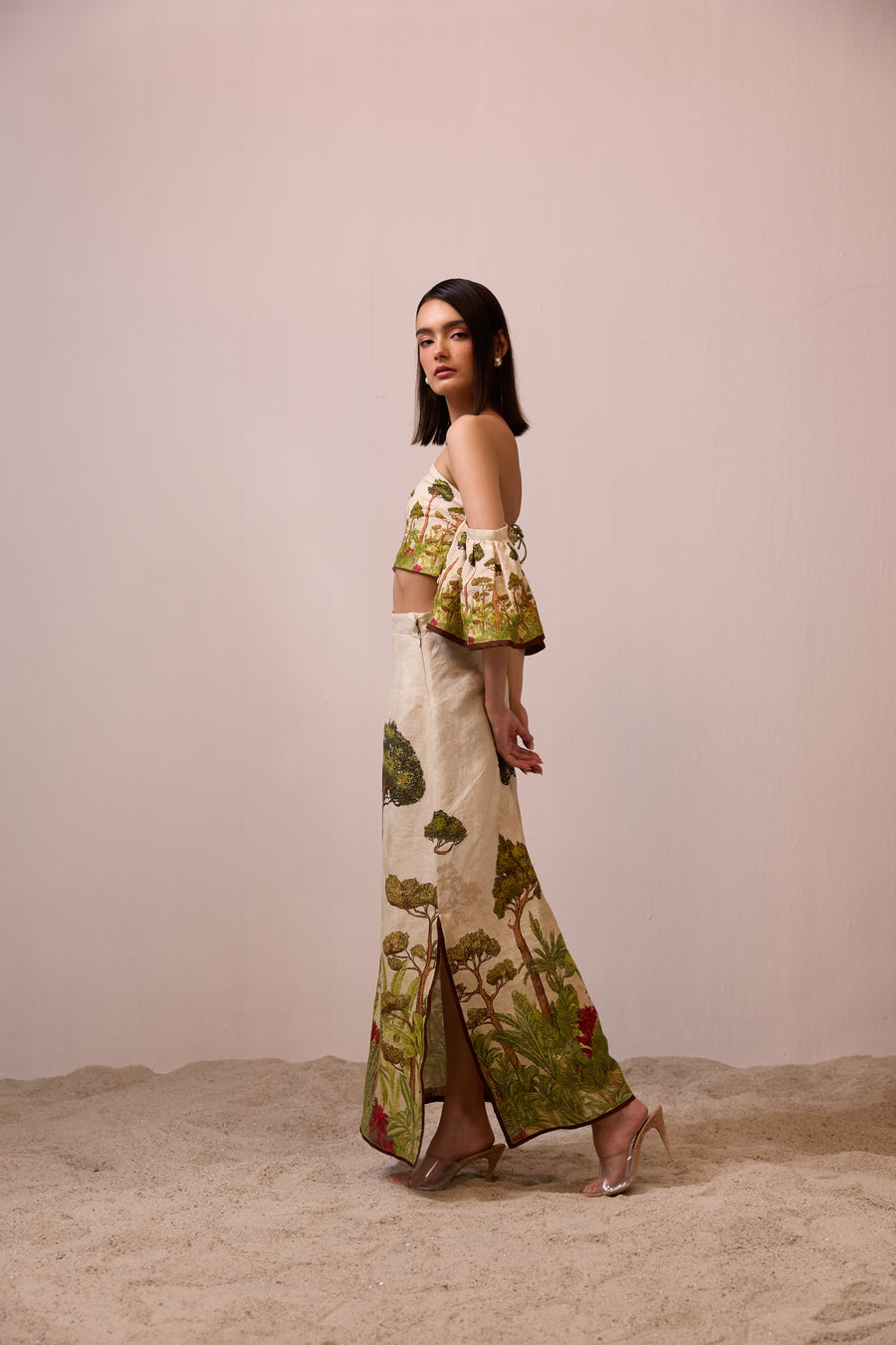 Canopy Linen Skirt Set