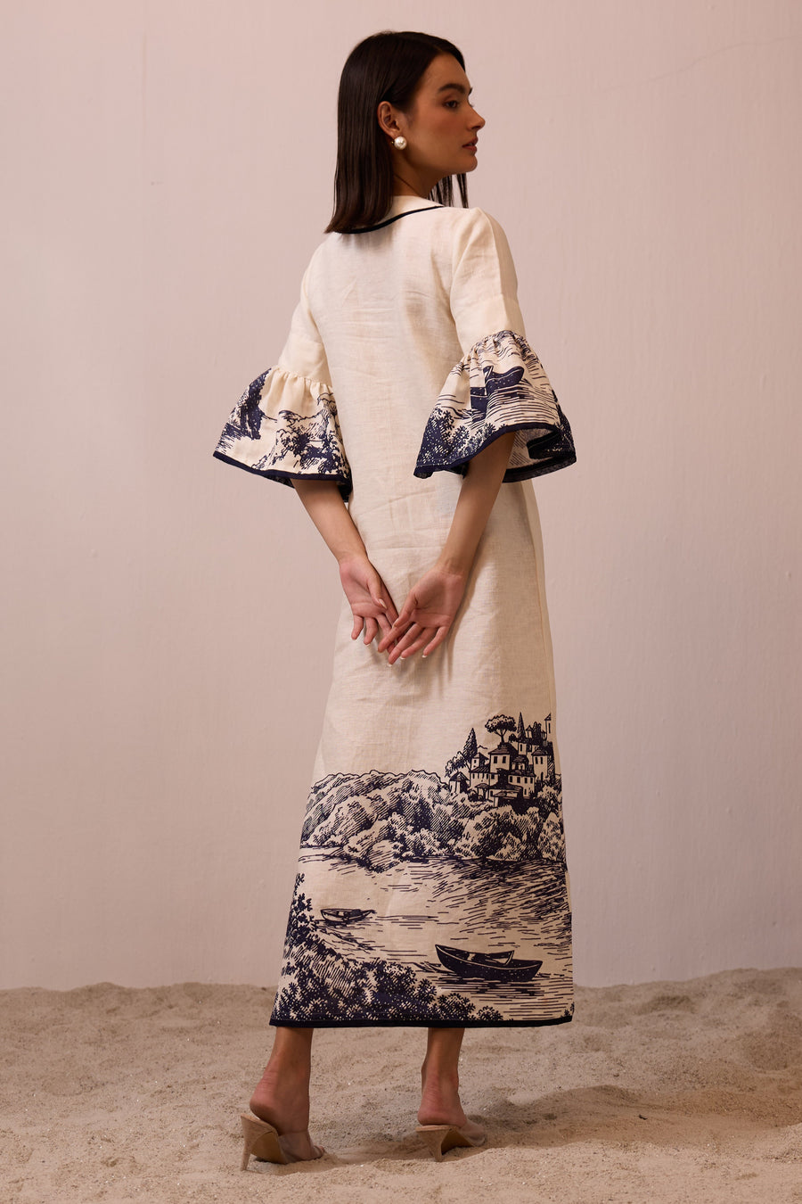 Cloche Linen Dress