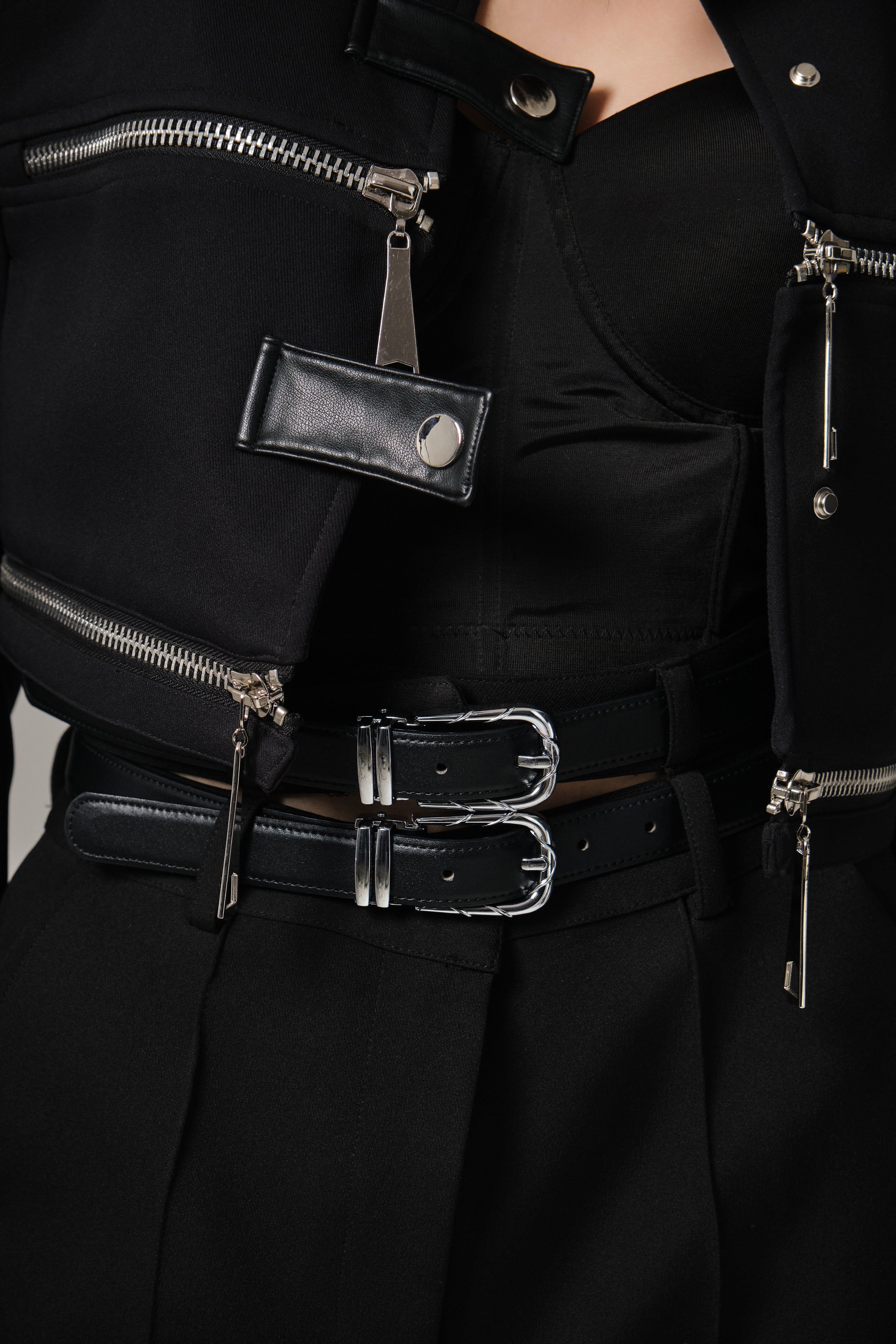 UNA DUAL BELT PANTS