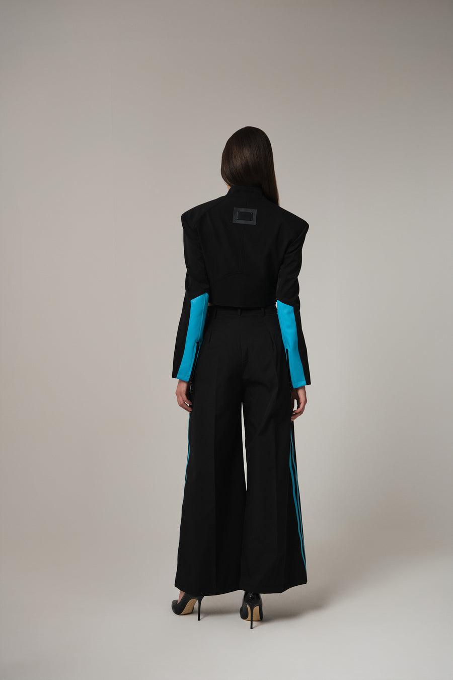 ROIS LEATHER PATCHED JACKET