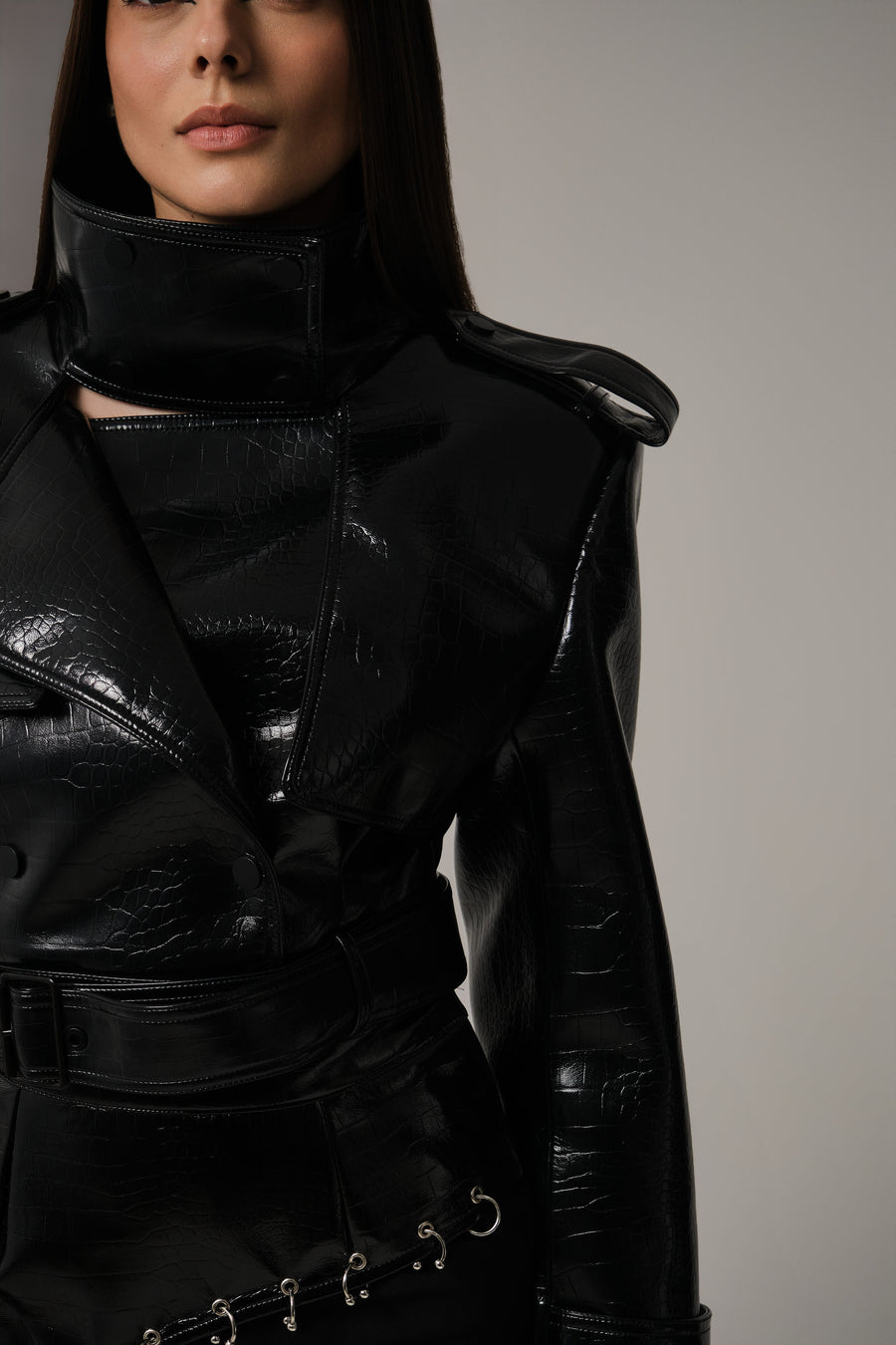 DAENERYS SNAKE SKIN JACKET